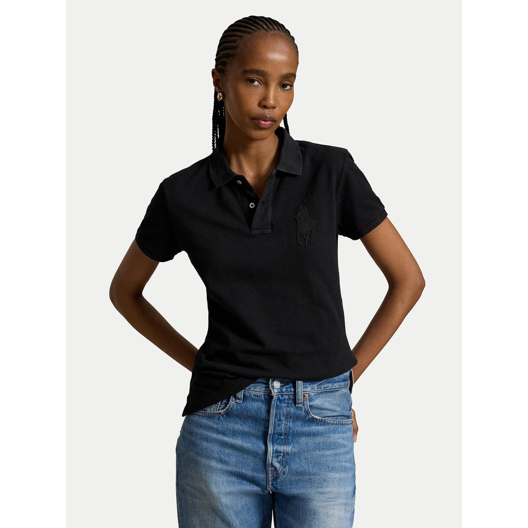 Polo Ralph Lauren Polo 211A12742001 Czarny Classic Fit