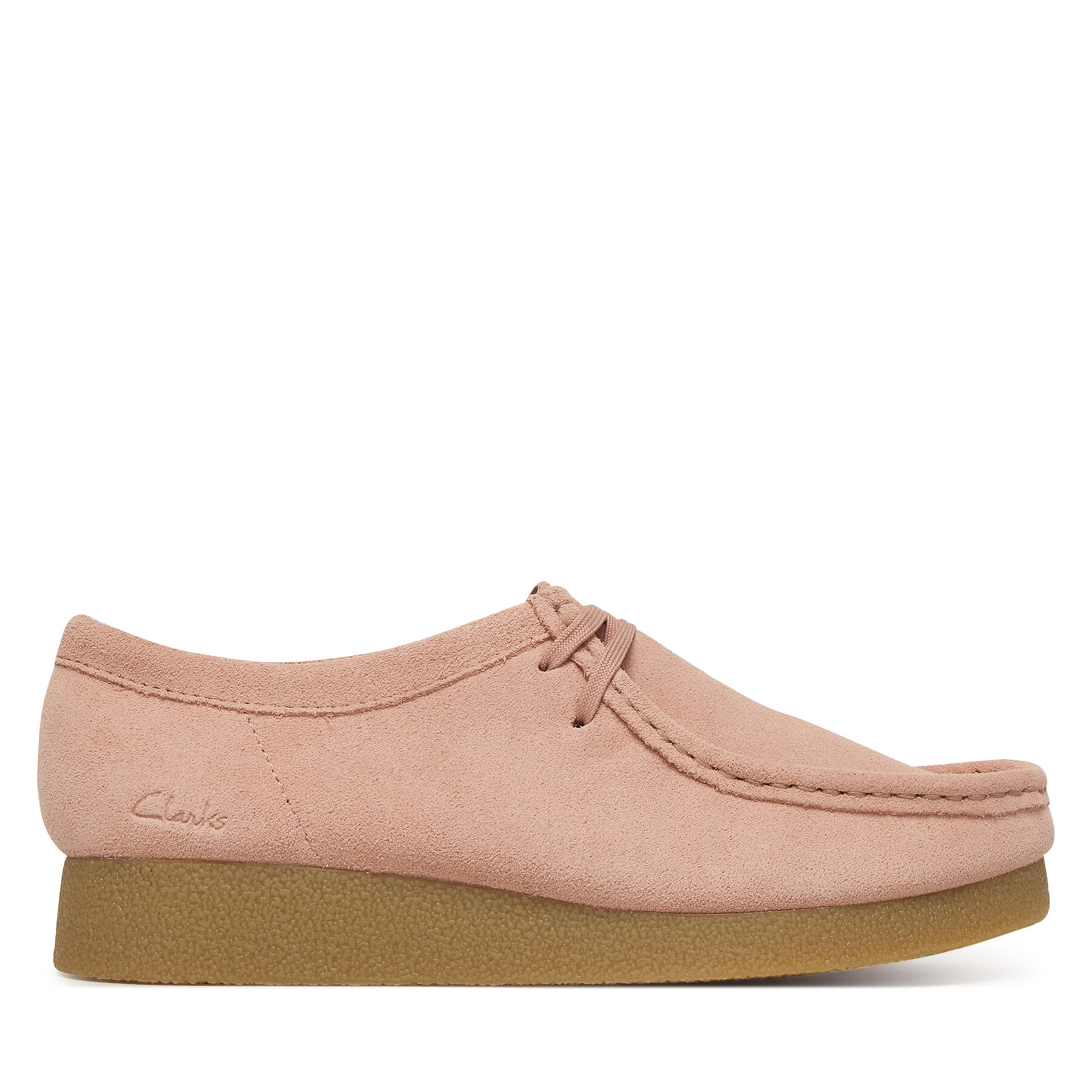 Clarks Półbuty WallabeeEVOSh 26186342 Różowy