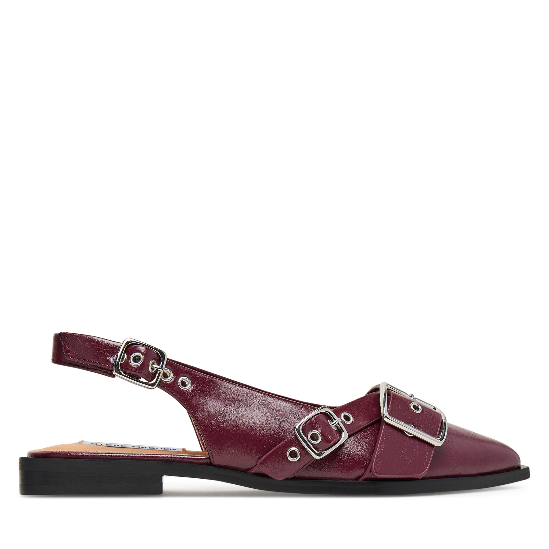 Steve Madden Baleriny SM11003901 Bordowy