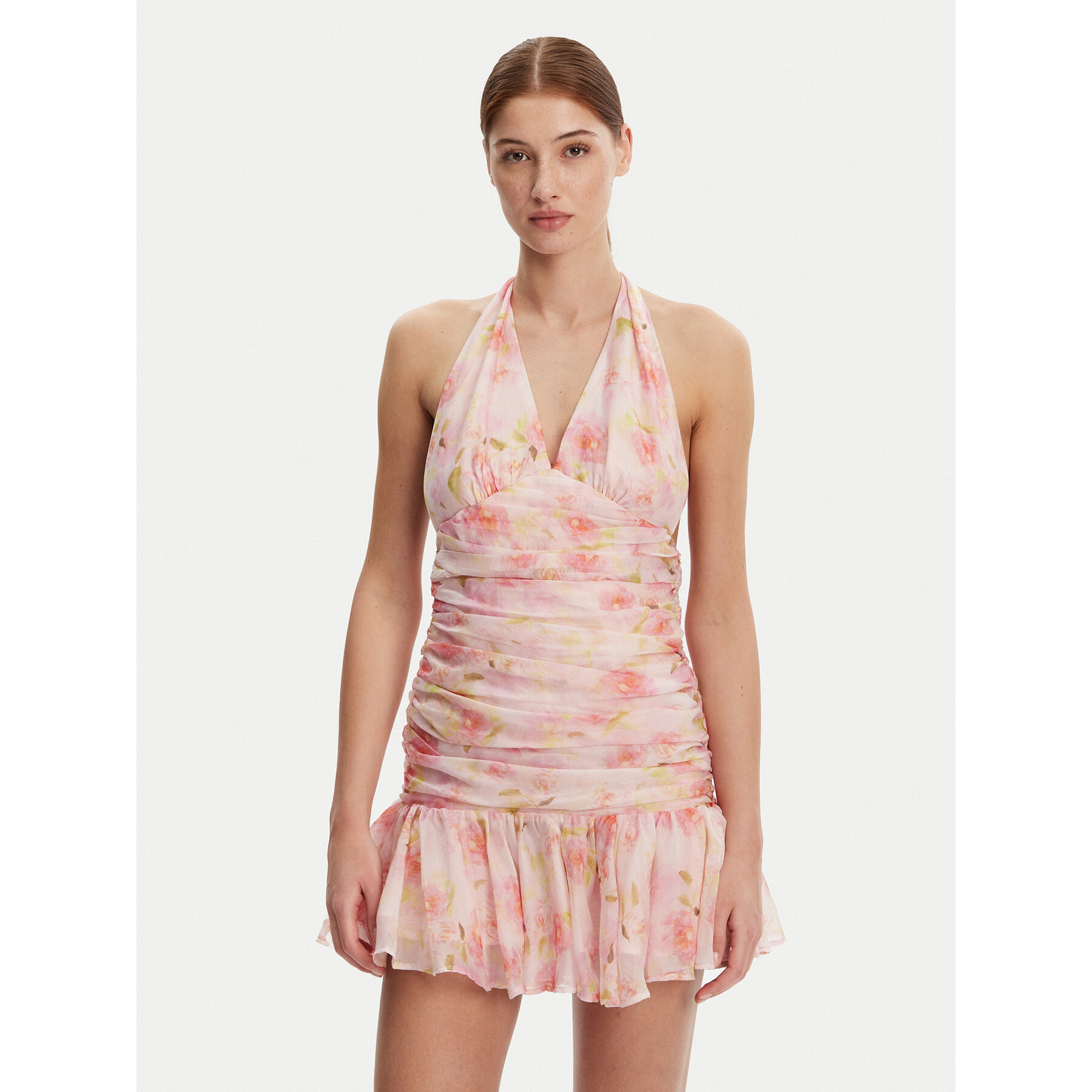 Bardot Sukienka koktajlowa 59705DB2 Różowy Regular Fit