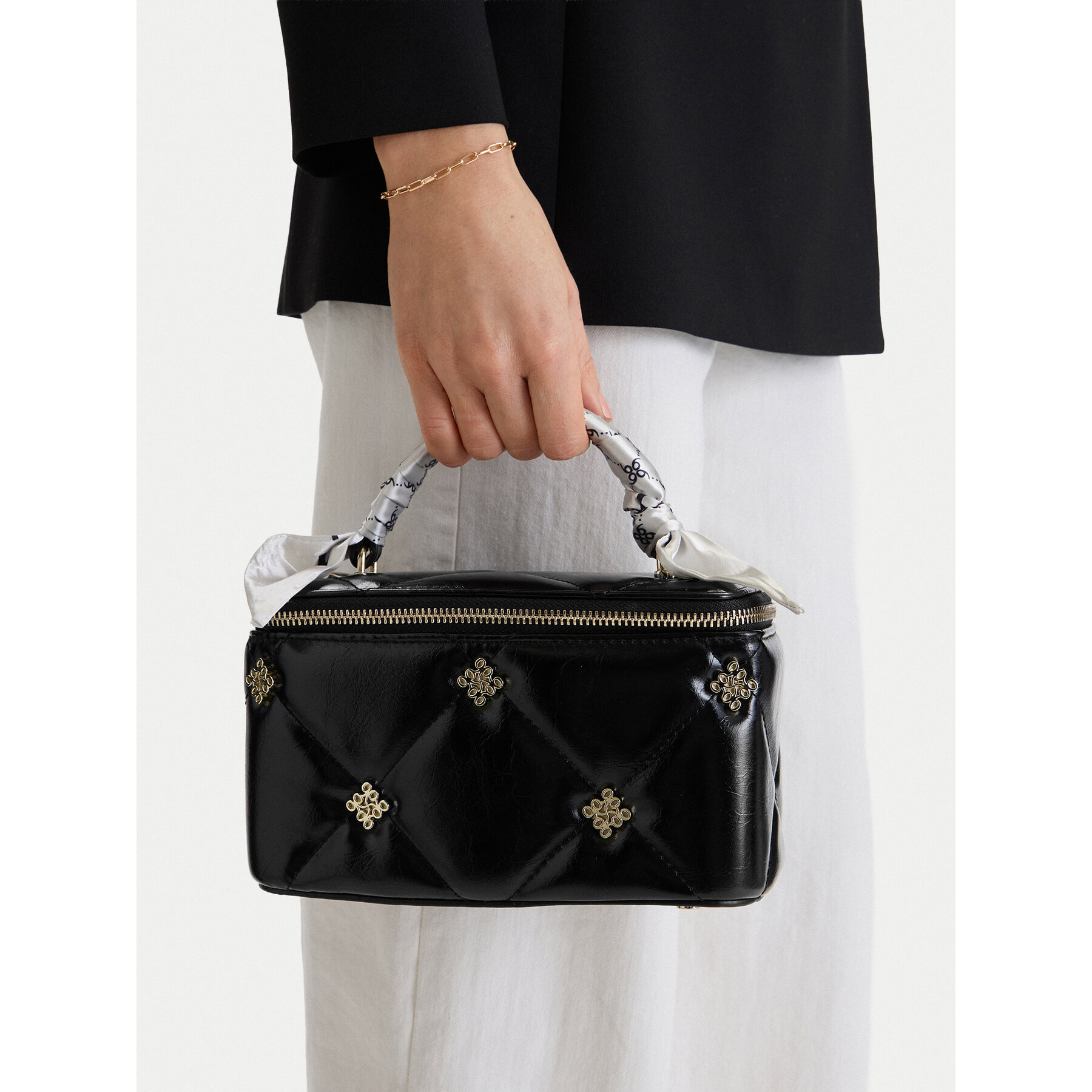 Nine West Torebka EO-Delancey Moon-KS2575-1 Czarny