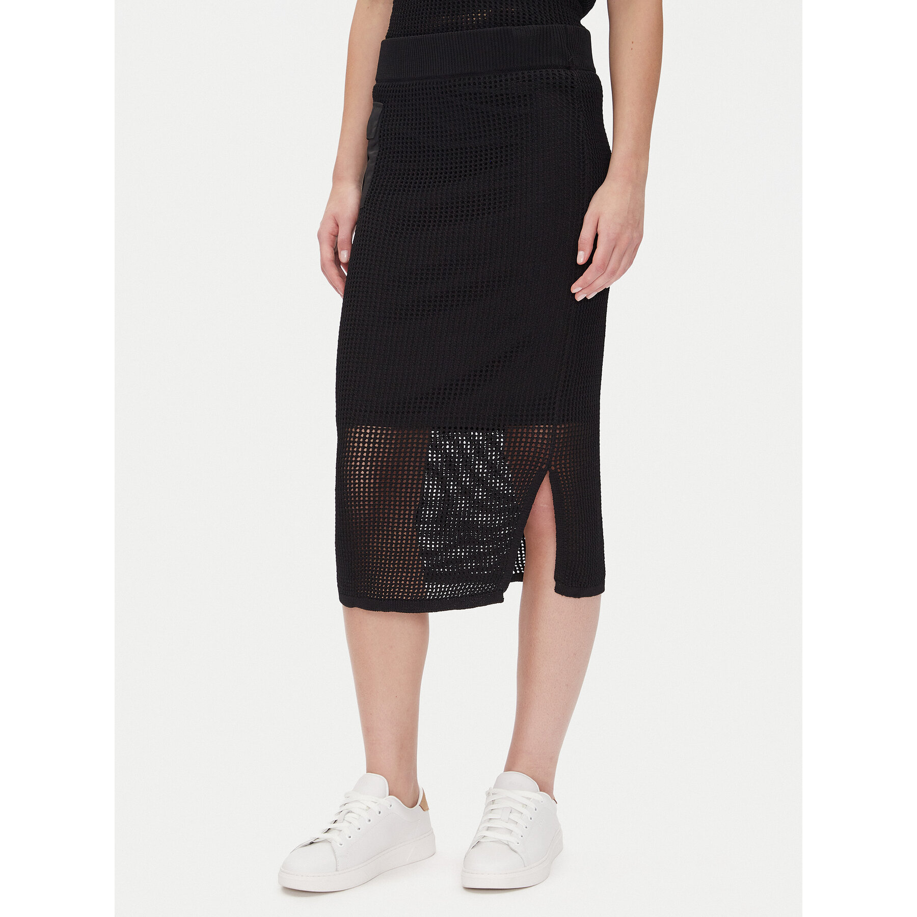 DKNY Spódnica ołówkowa P5BRAV85 Czarny Slim Fit