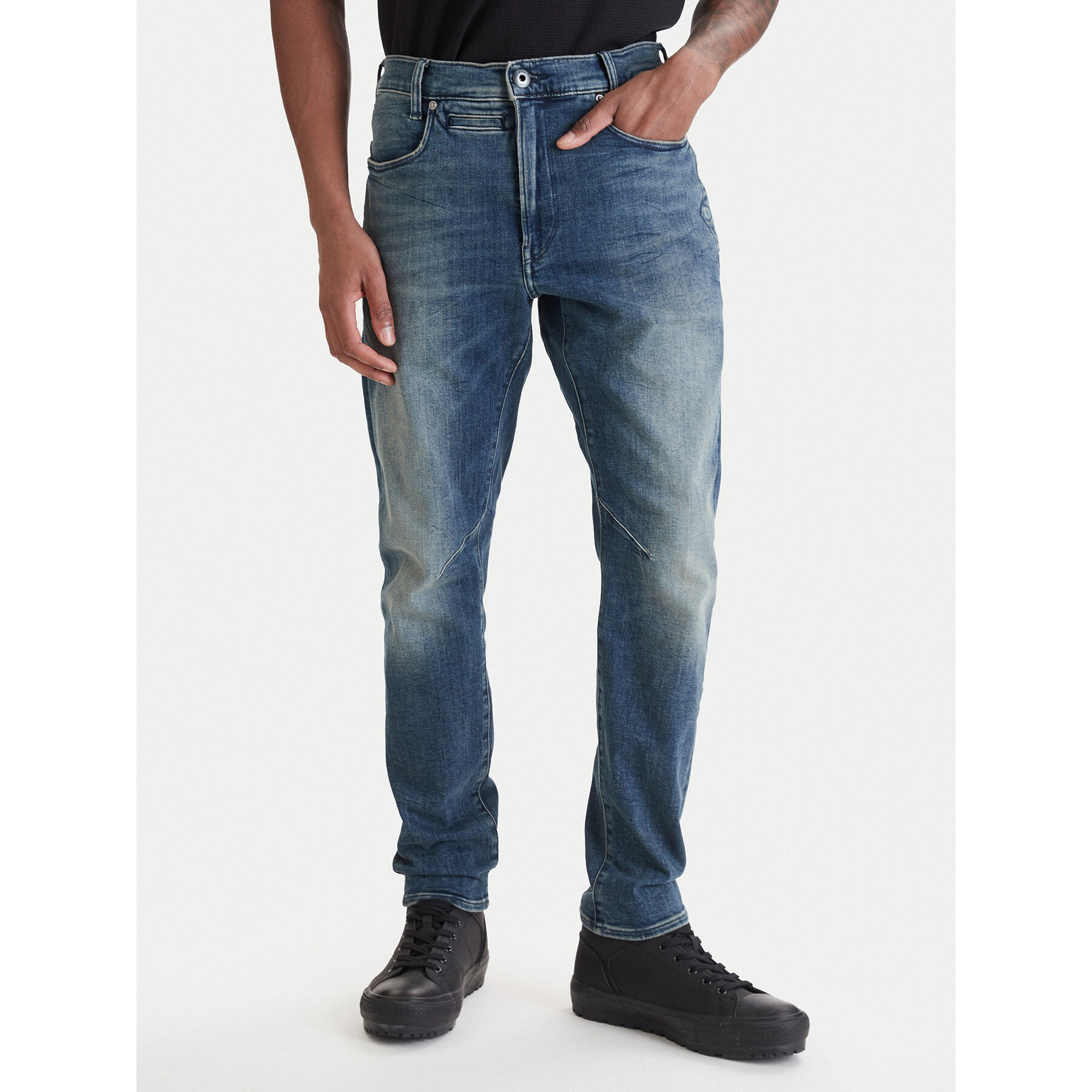 G-Star Raw Jeansy D-Staq 3D D05385-D634 Niebieski Slim Fit