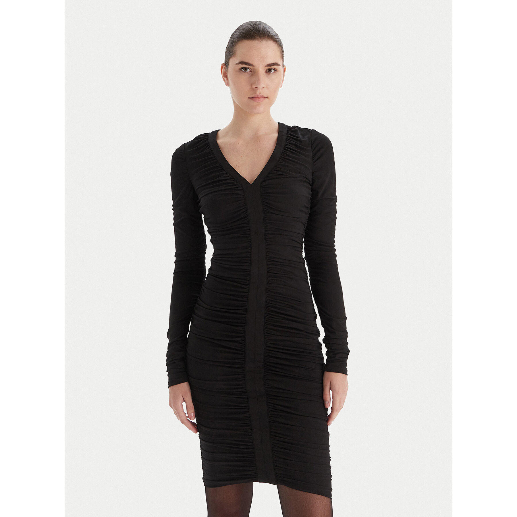 Marciano Guess Sukienka koktajlowa 5BGK25 6257A Czarny Slim Fit