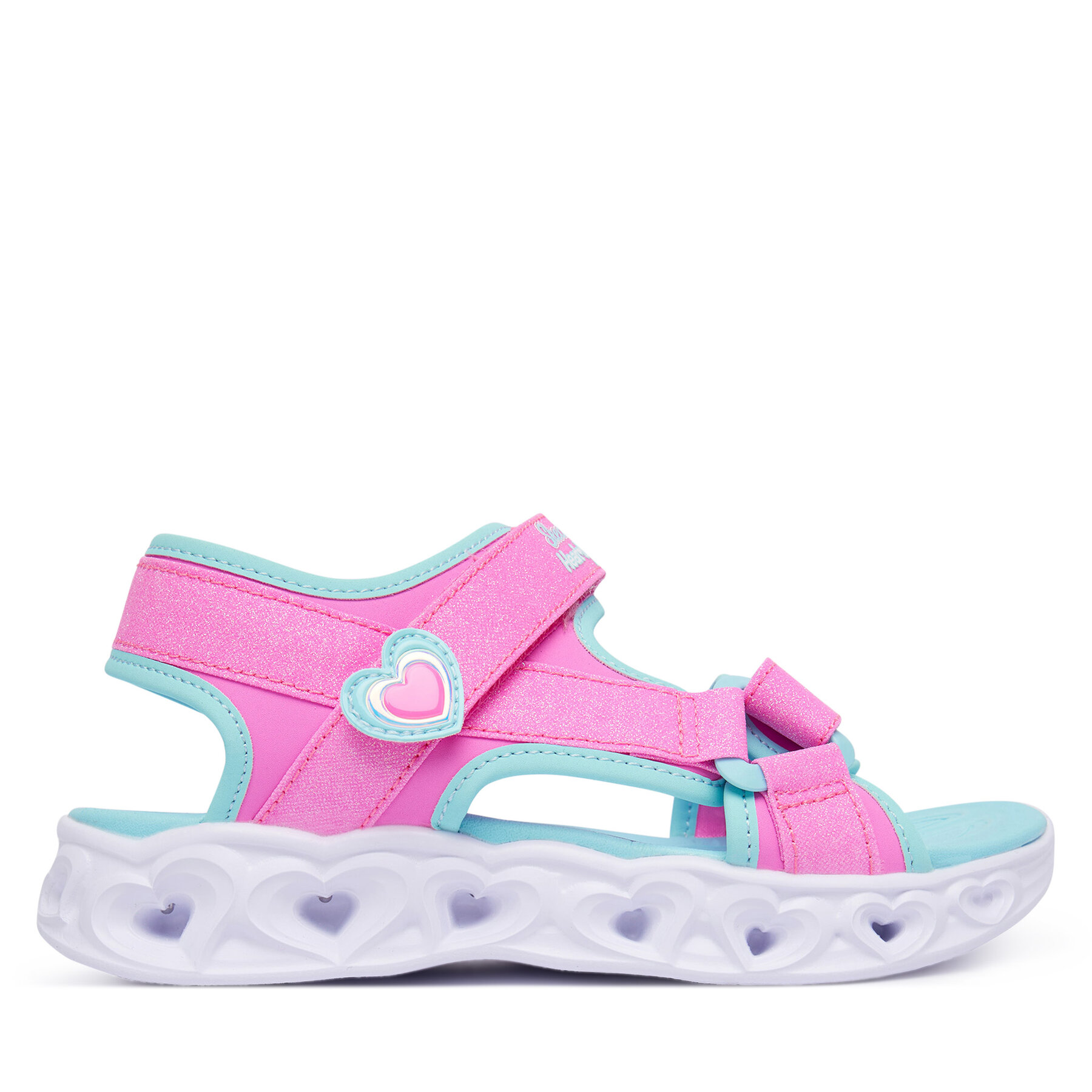 Skechers Sandały Heart Lights Sandals 303114L/PKTQ Różowy