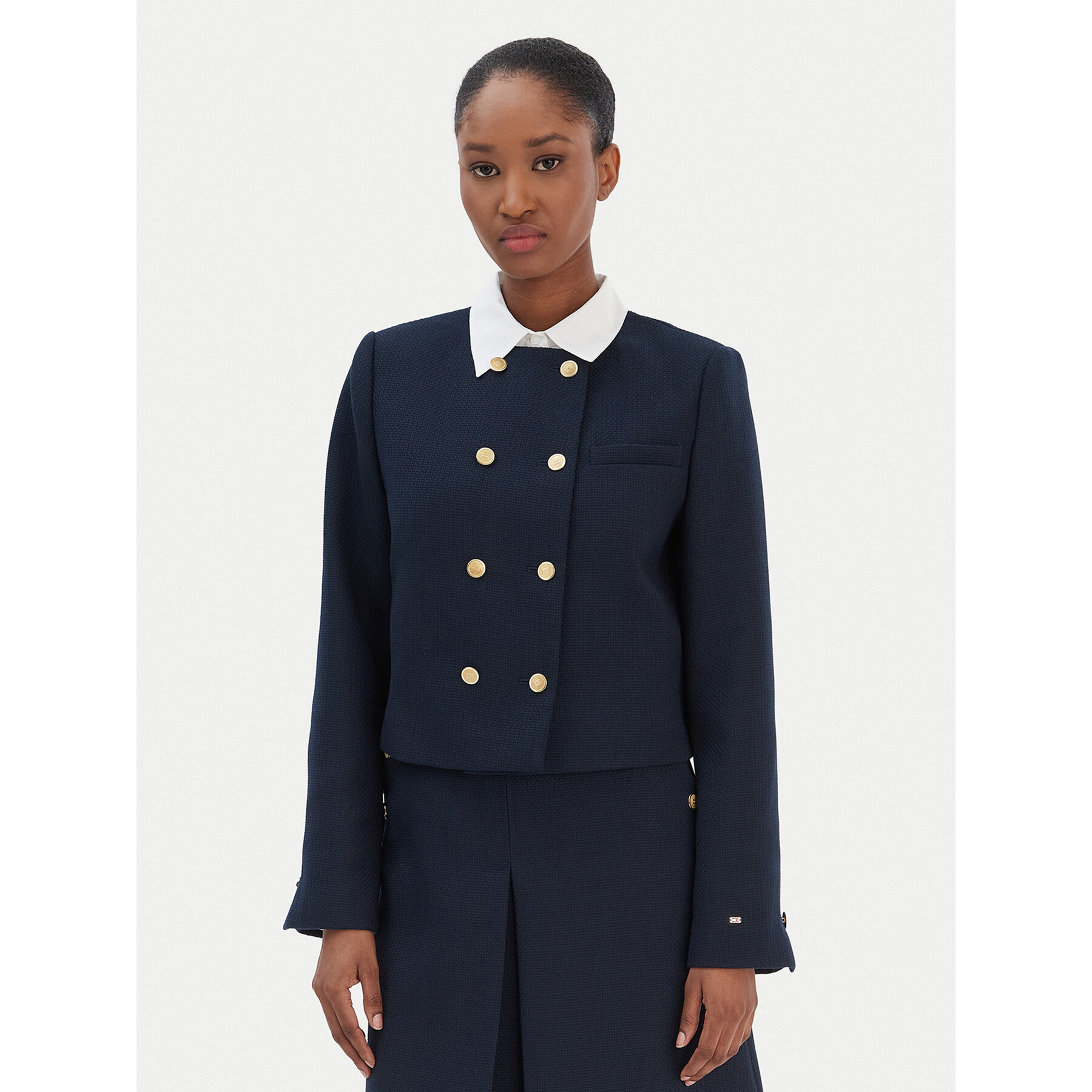 Tommy Hilfiger Kurtka przejściowa WW0WW47792 Granatowy Regular Fit