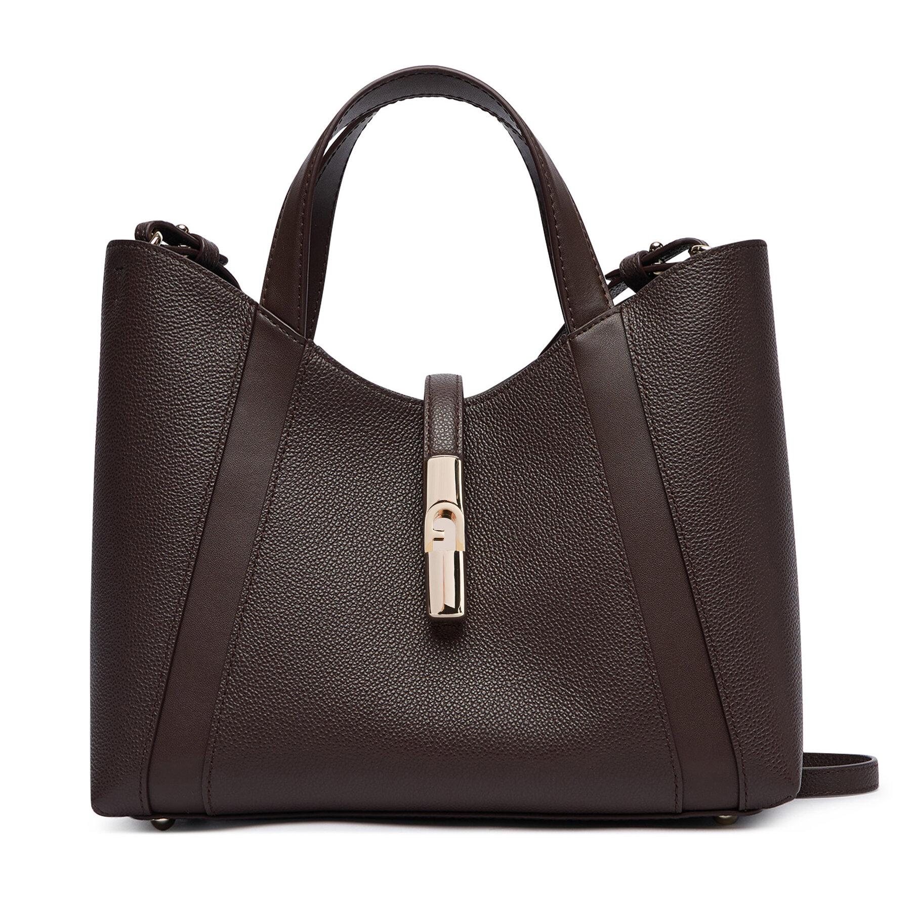 Furla Torebka Goccia S WB01789 BX3353 CN 2460S Brązowy ciemny