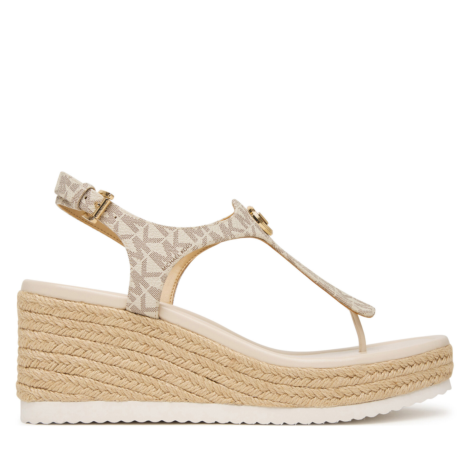 MICHAEL Michael Kors Espadryle Val Thong Wedge 40S6VAMS1B Écru