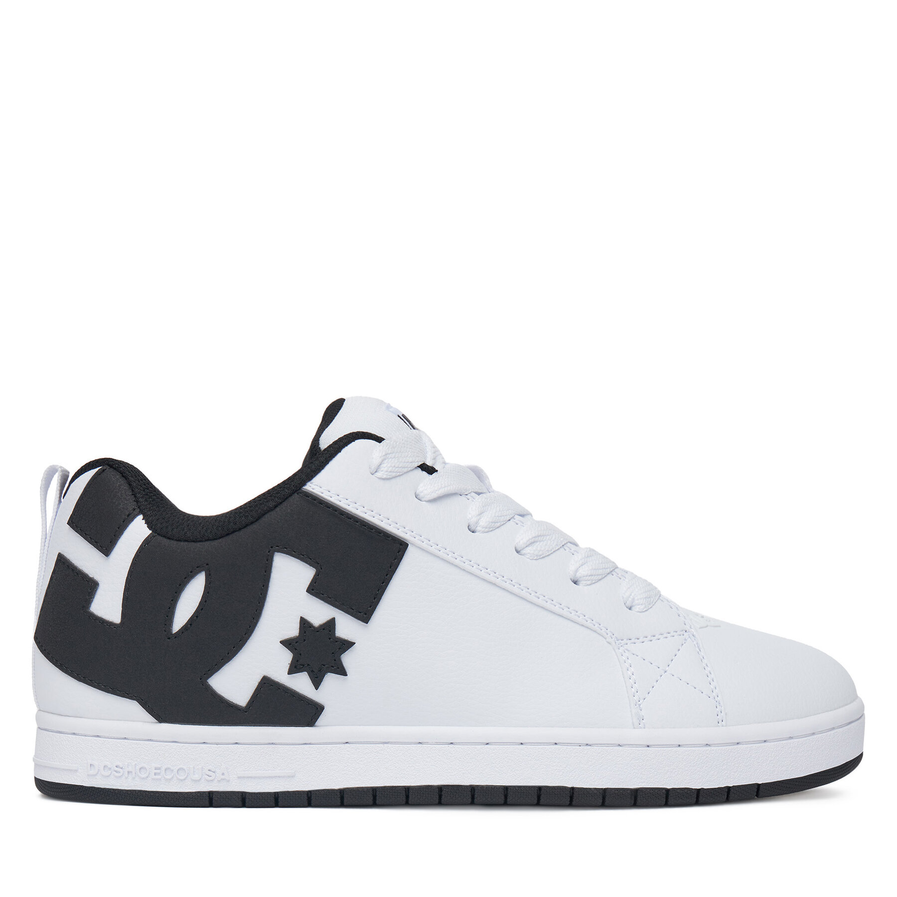 DC Shoes Sneakersy COURT GRAFFIK 300529-WLK Biały