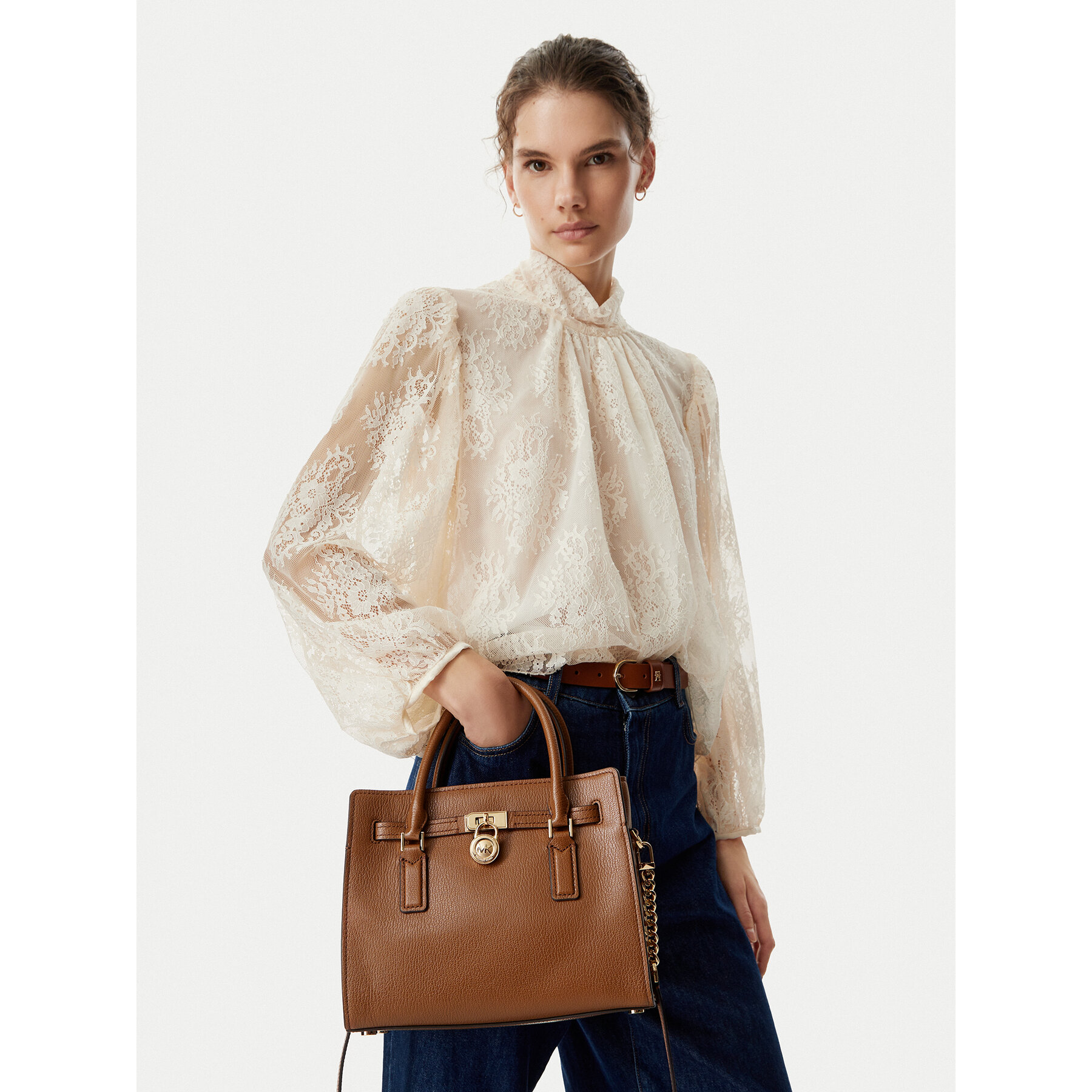 MICHAEL Michael Kors Torebka 30T6GNXS1L Brązowy