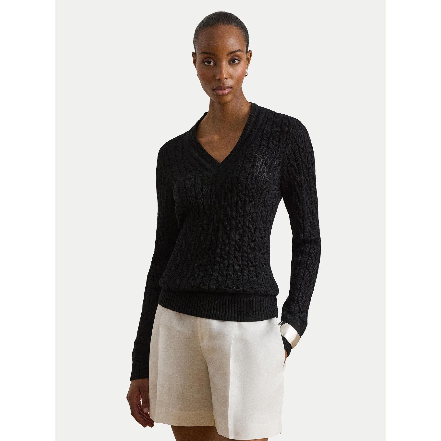 LAUREN RALPH LAUREN Sweter Meren 200888795004 Czarny Regular Fit