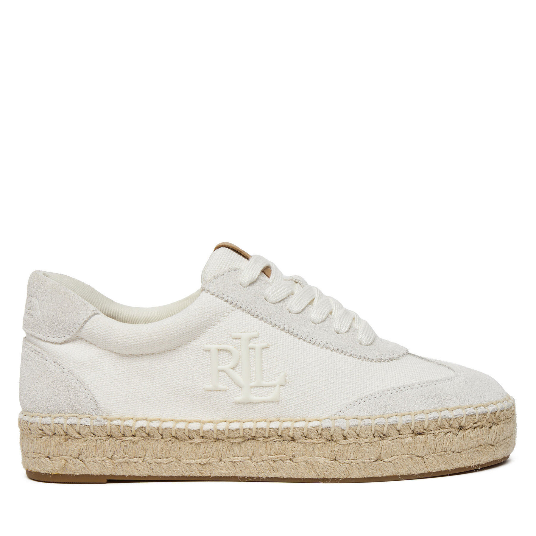 LAUREN RALPH LAUREN Espadryle Luize 802959230001 Biały
