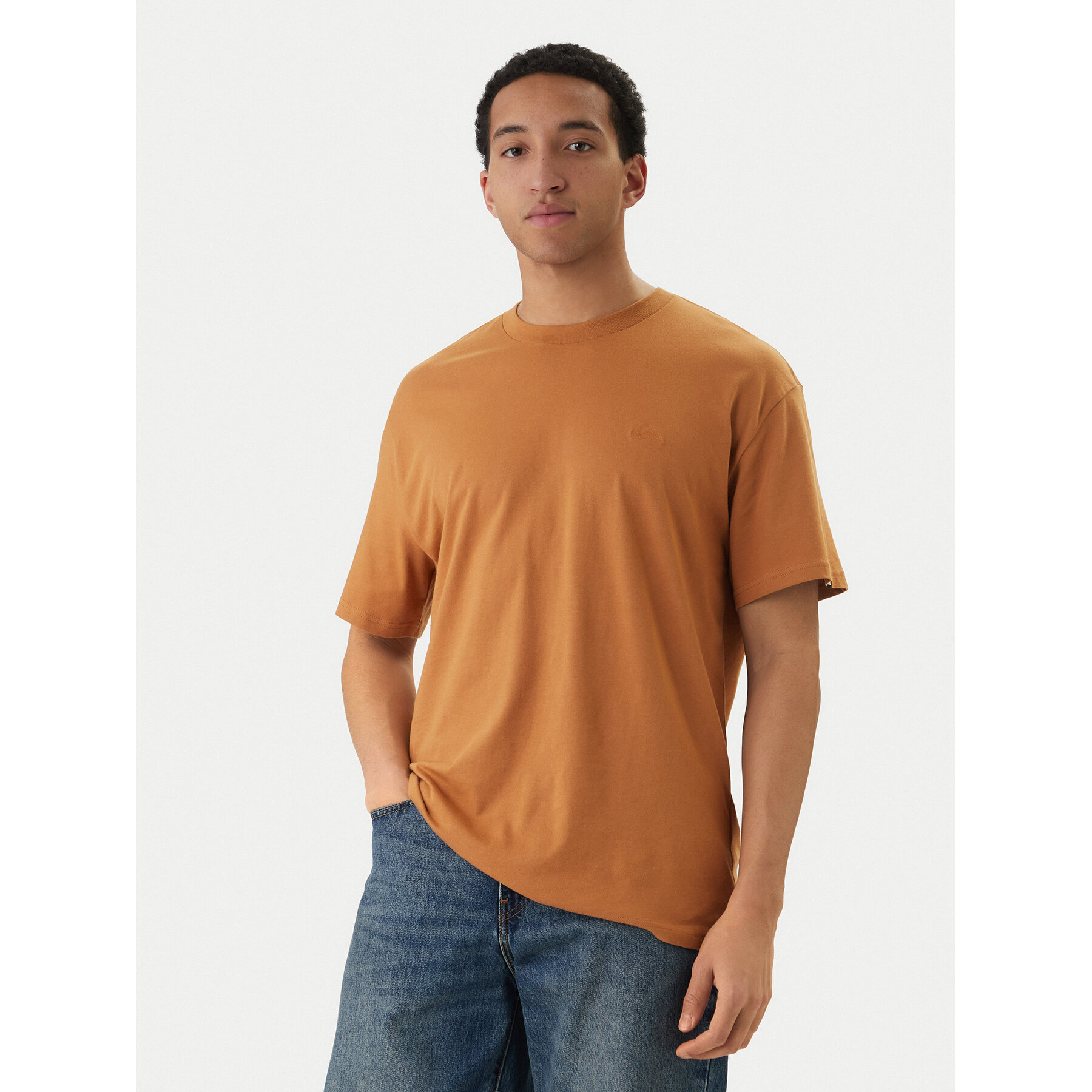 Quiksilver T-Shirt Salt Water EQYZT08204 Brązowy Regular Fit