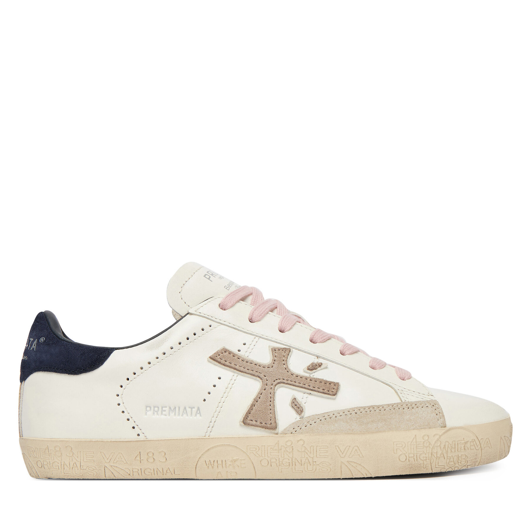 Premiata Sneakersy Stevend Var 7602 Biały