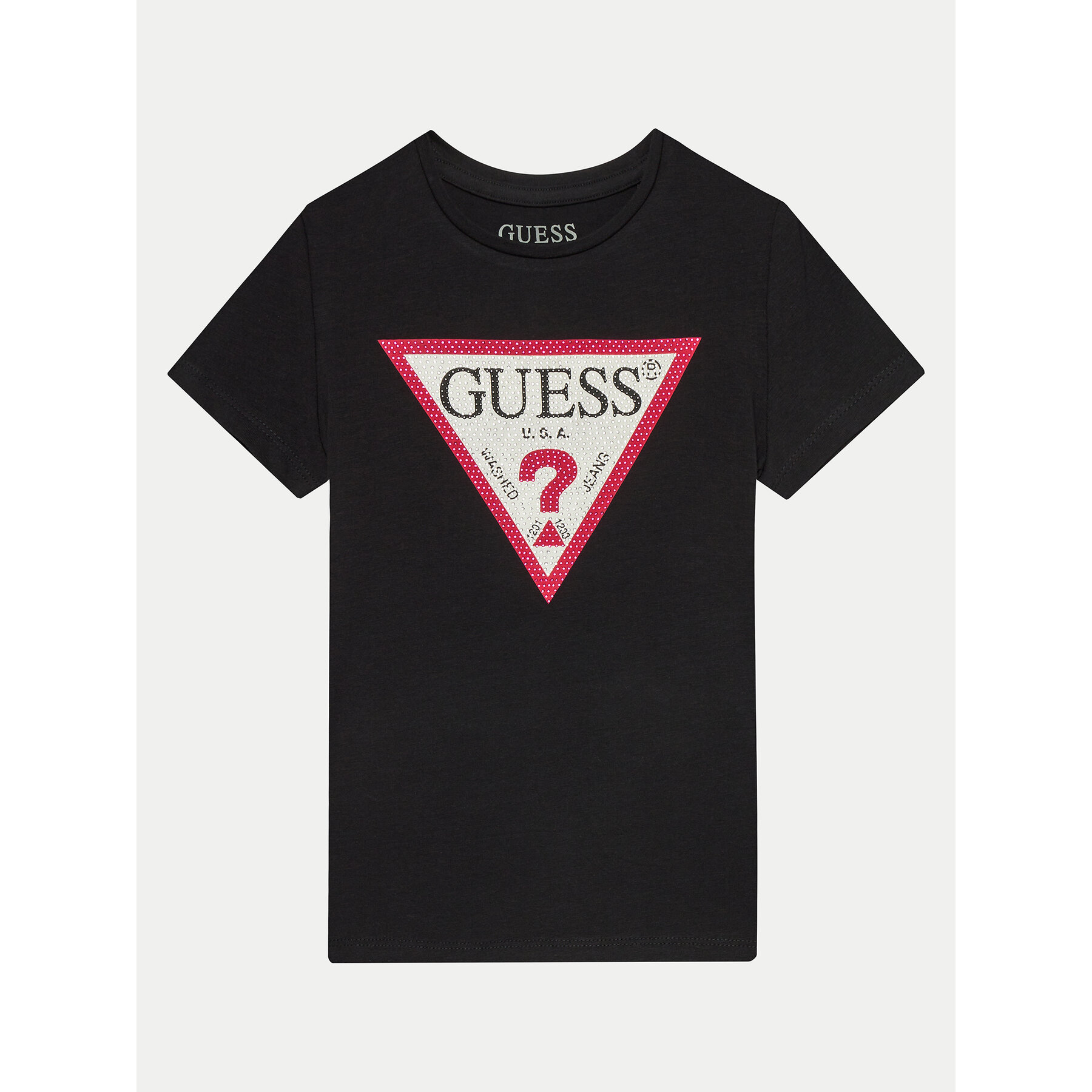 Guess T-Shirt J2YI51 K6YW1 Czarny Regular Fit