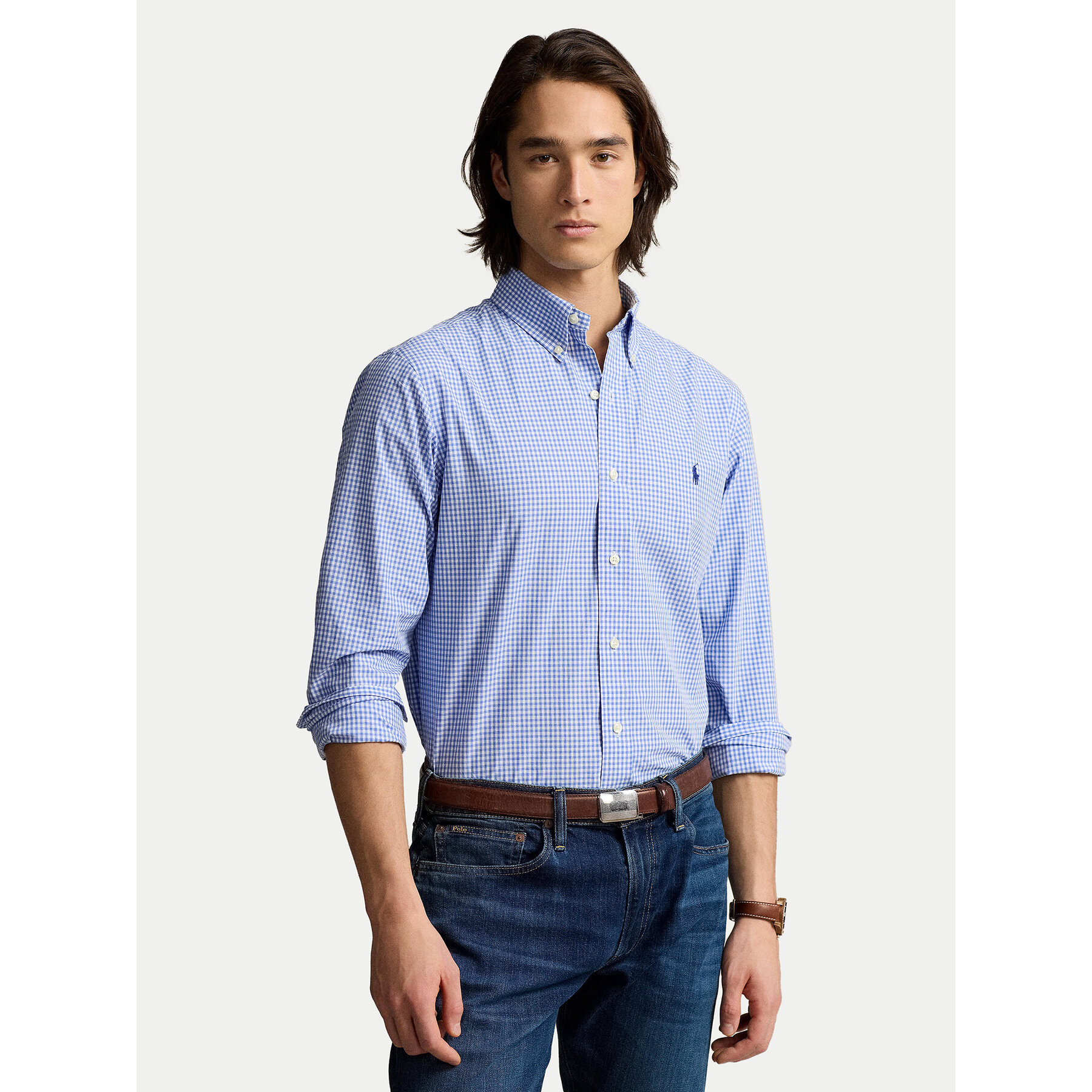 Polo Ralph Lauren Koszula 710928255004 Błękitny Custom Fit