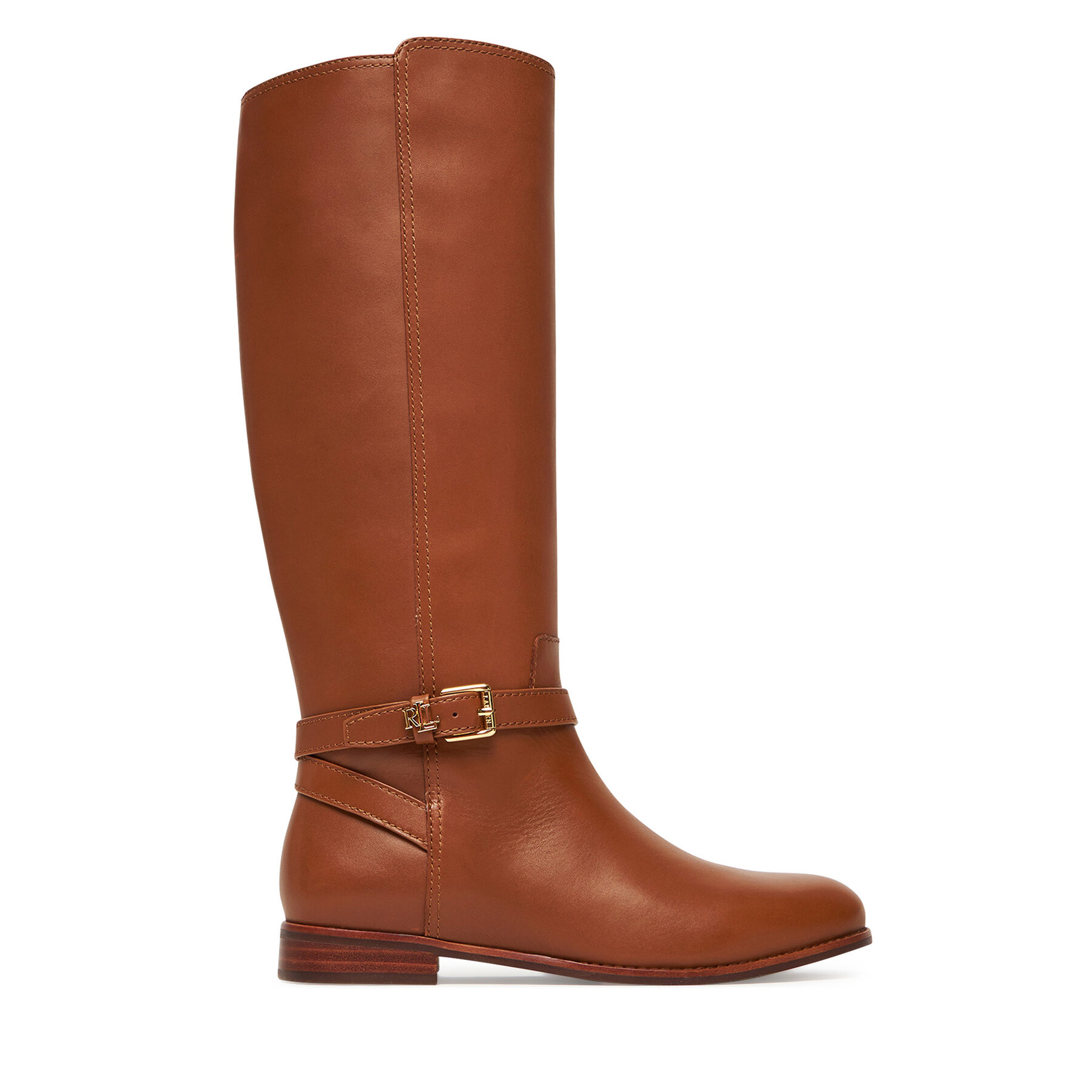 LAUREN RALPH LAUREN Oficerki Brooke Tll 2 Bo Tal 802974383001 Brązowy