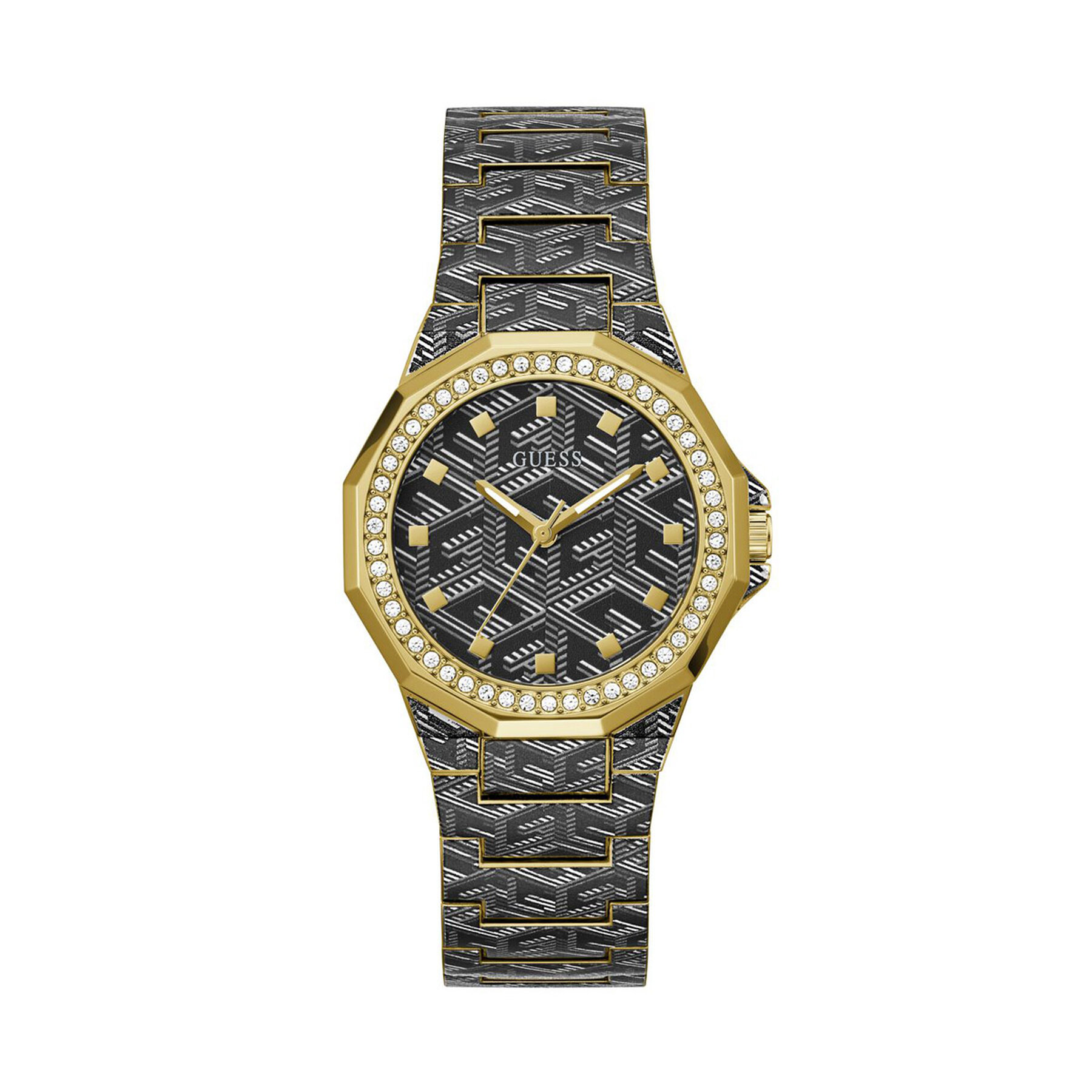 Guess Zegarek Misfit GW0597L1 Czarny