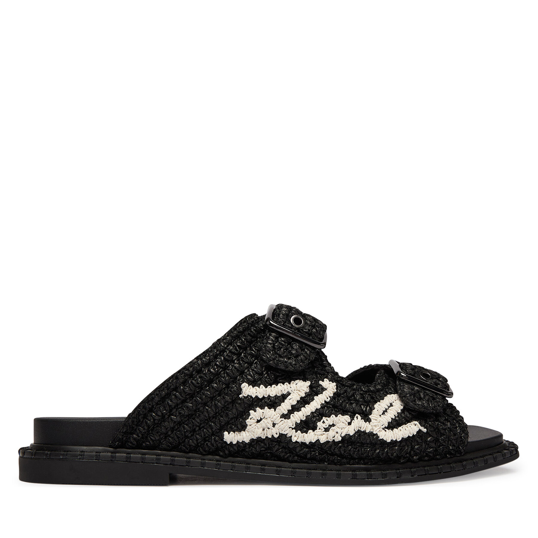 KARL LAGERFELD Klapki Kleo KL81326 Czarny