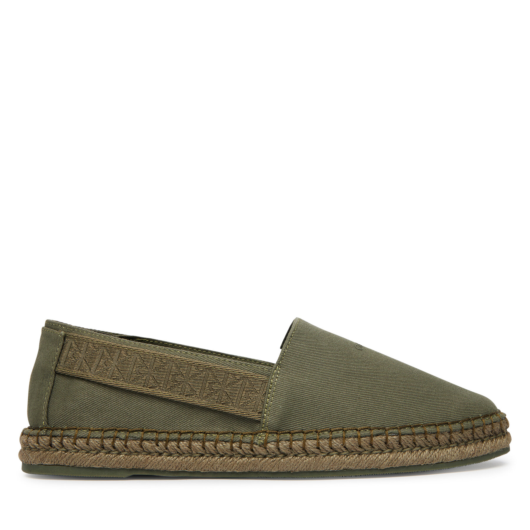 Calvin Klein Espadryle Espadrille Webbing Cv HM0HM02075 Zielony