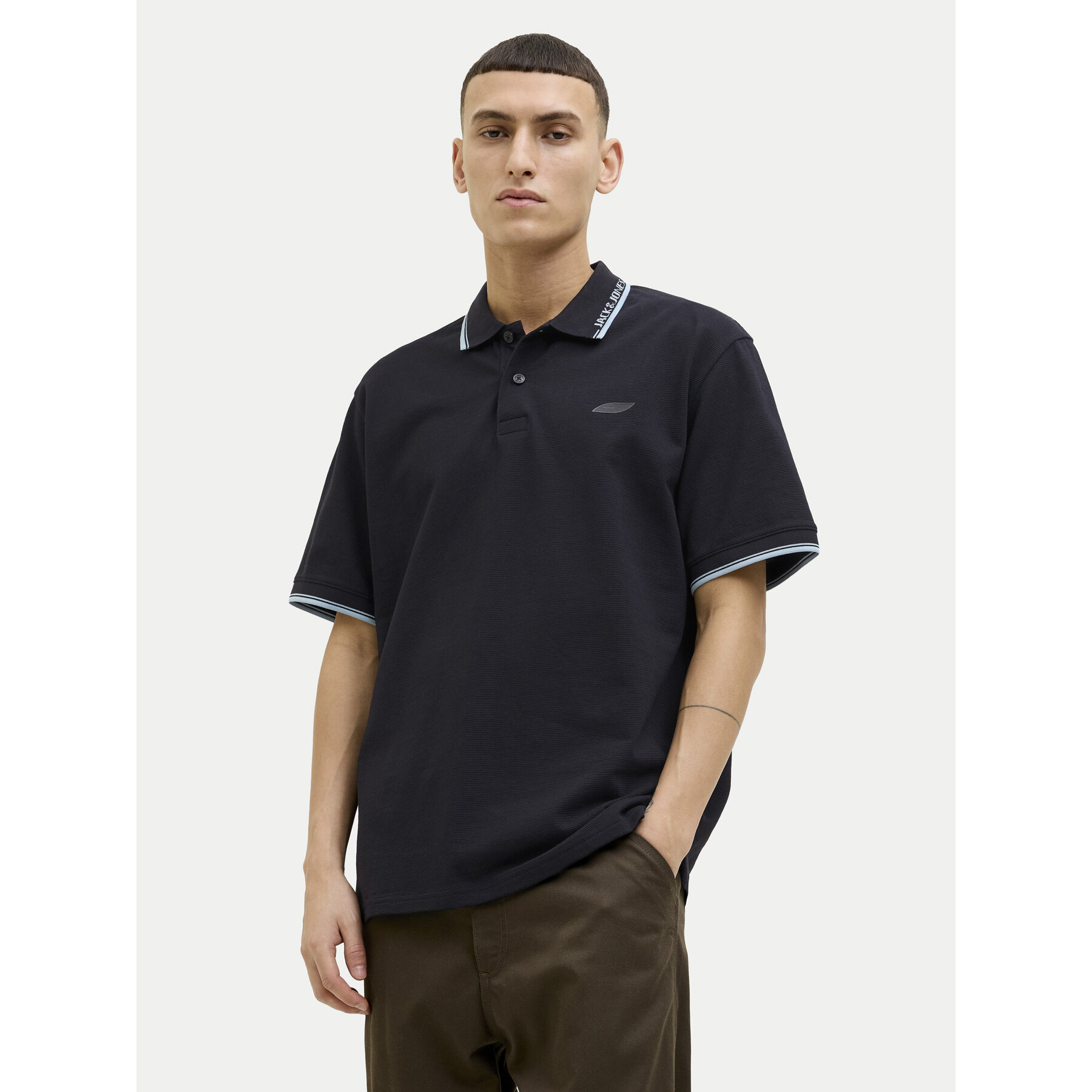 Jack & Jones Polo Pacer 12273303 Czarny Regular Fit