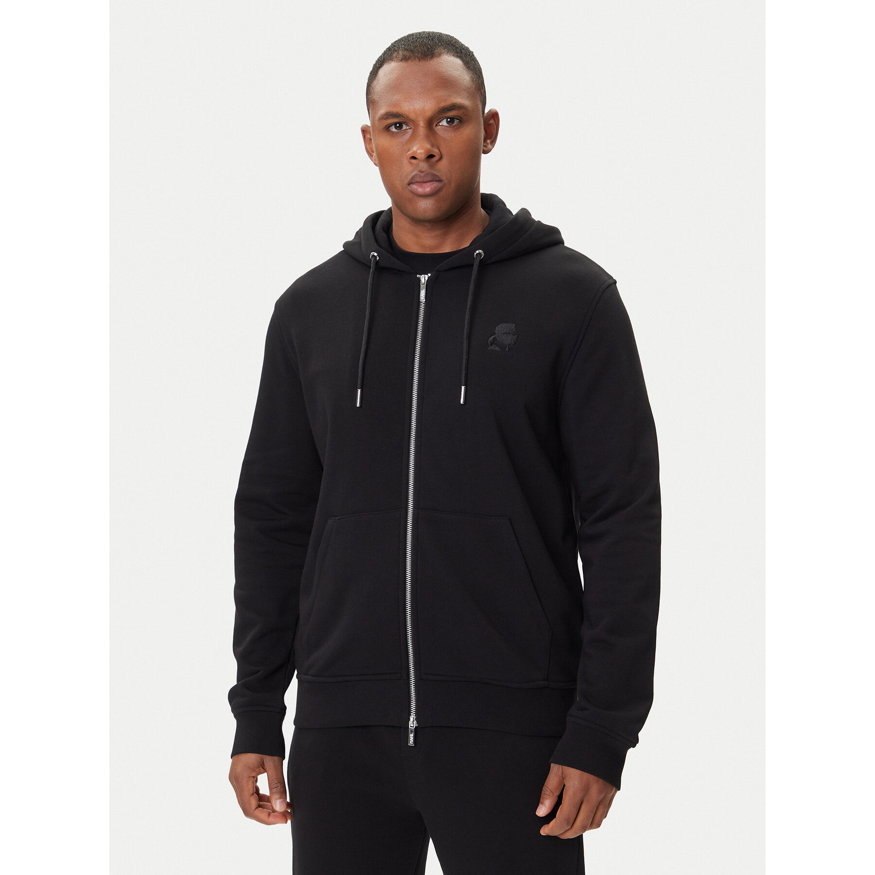 KARL LAGERFELD Bluza 705751 500900 Czarny Regular Fit