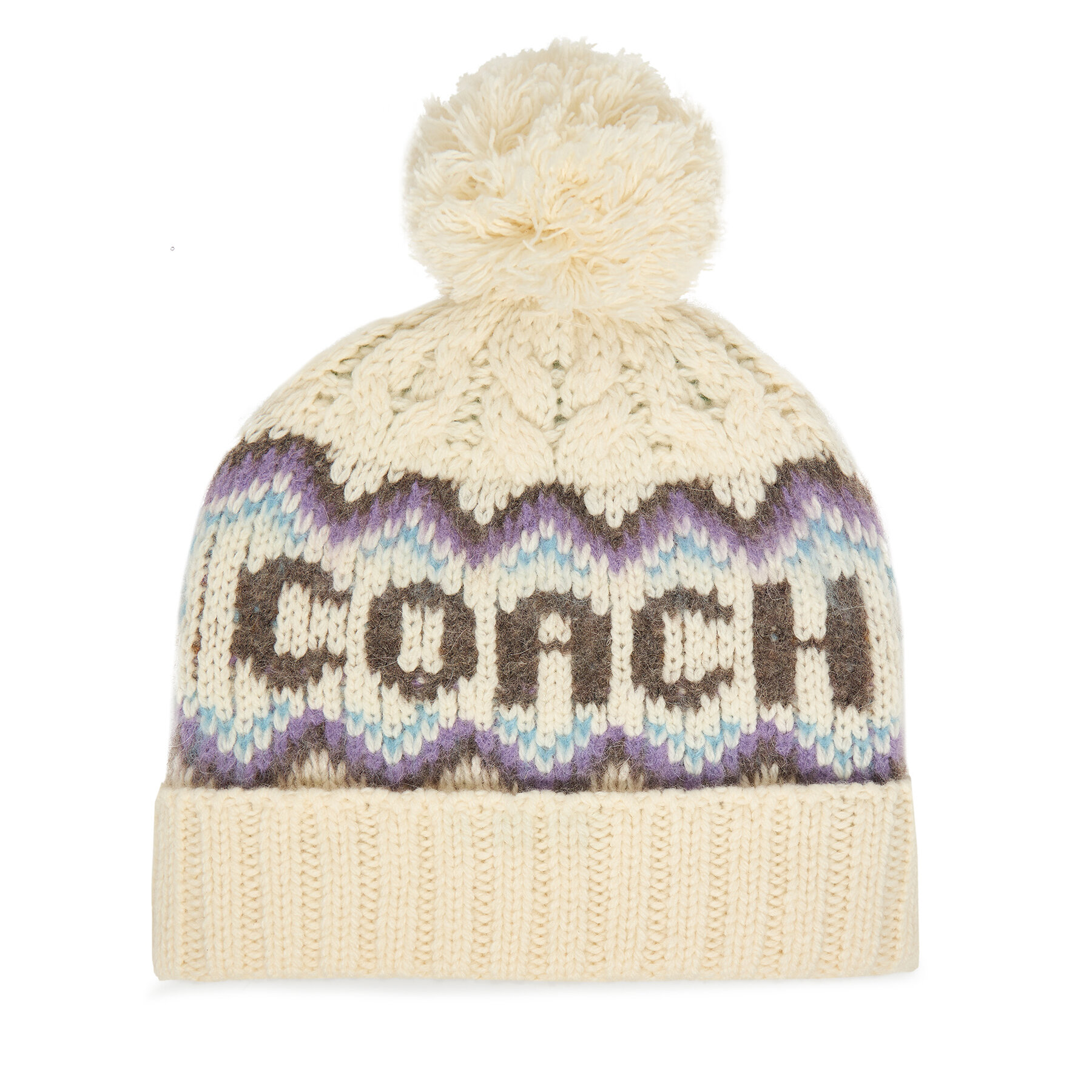 Coach Czapka CCL51 Écru