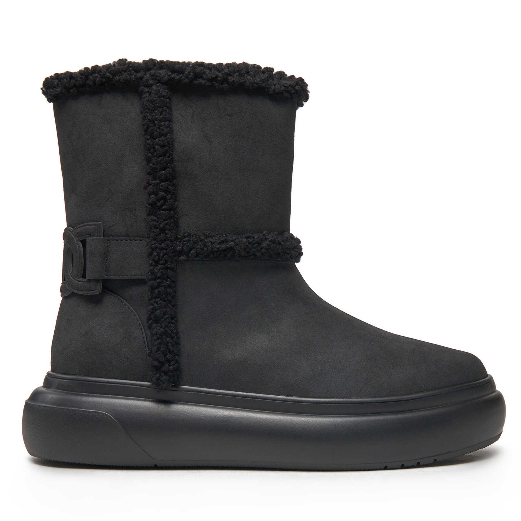 TWINSET Śniegowce 242TGT190 Czarny