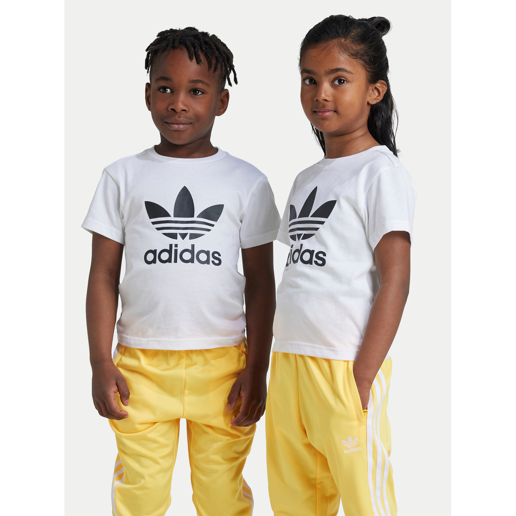 adidas T-Shirt adicolor Trefoil JE0518 Biały Regular Fit