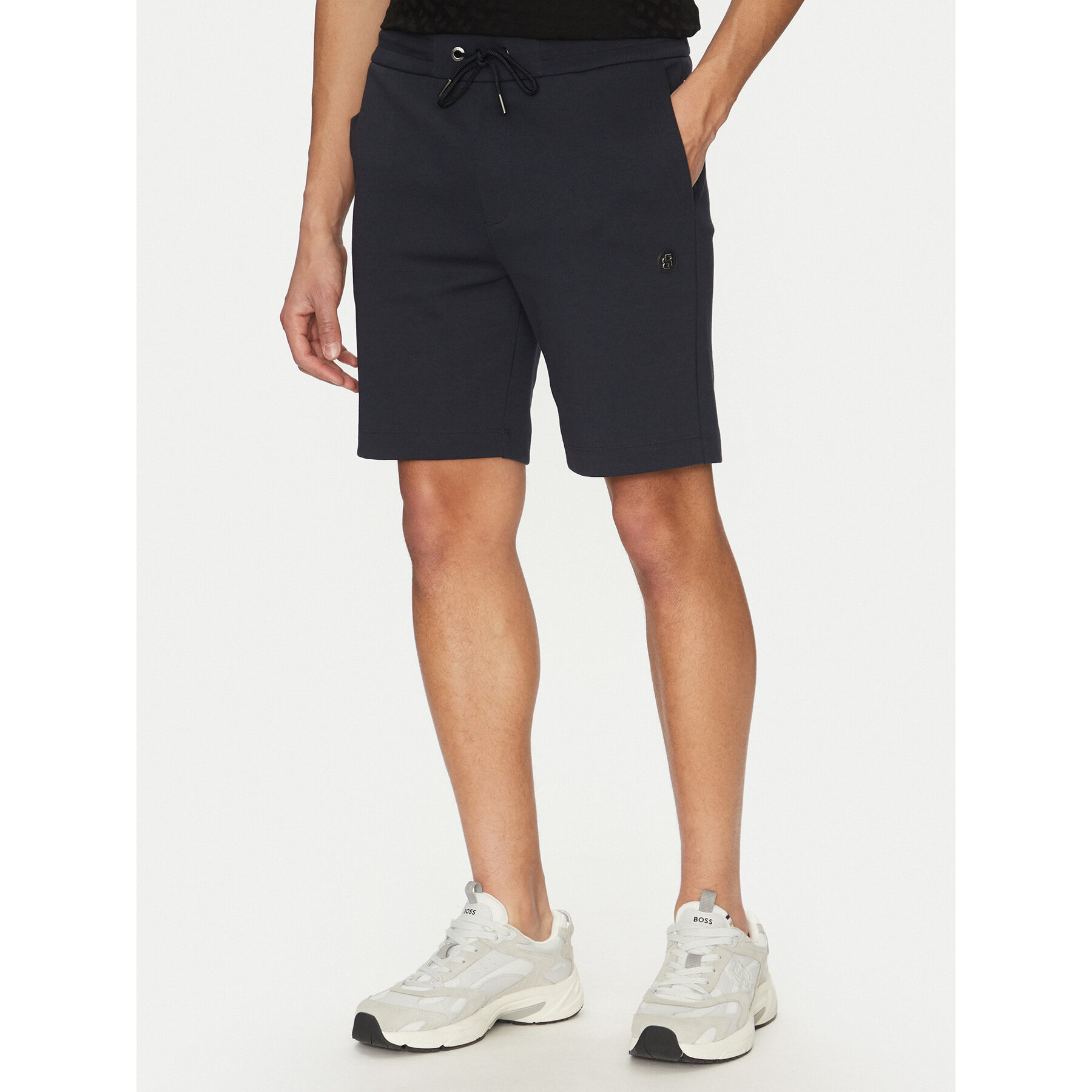 BOSS Szorty sportowe C-Leoni 50537277 Granatowy Regular Fit