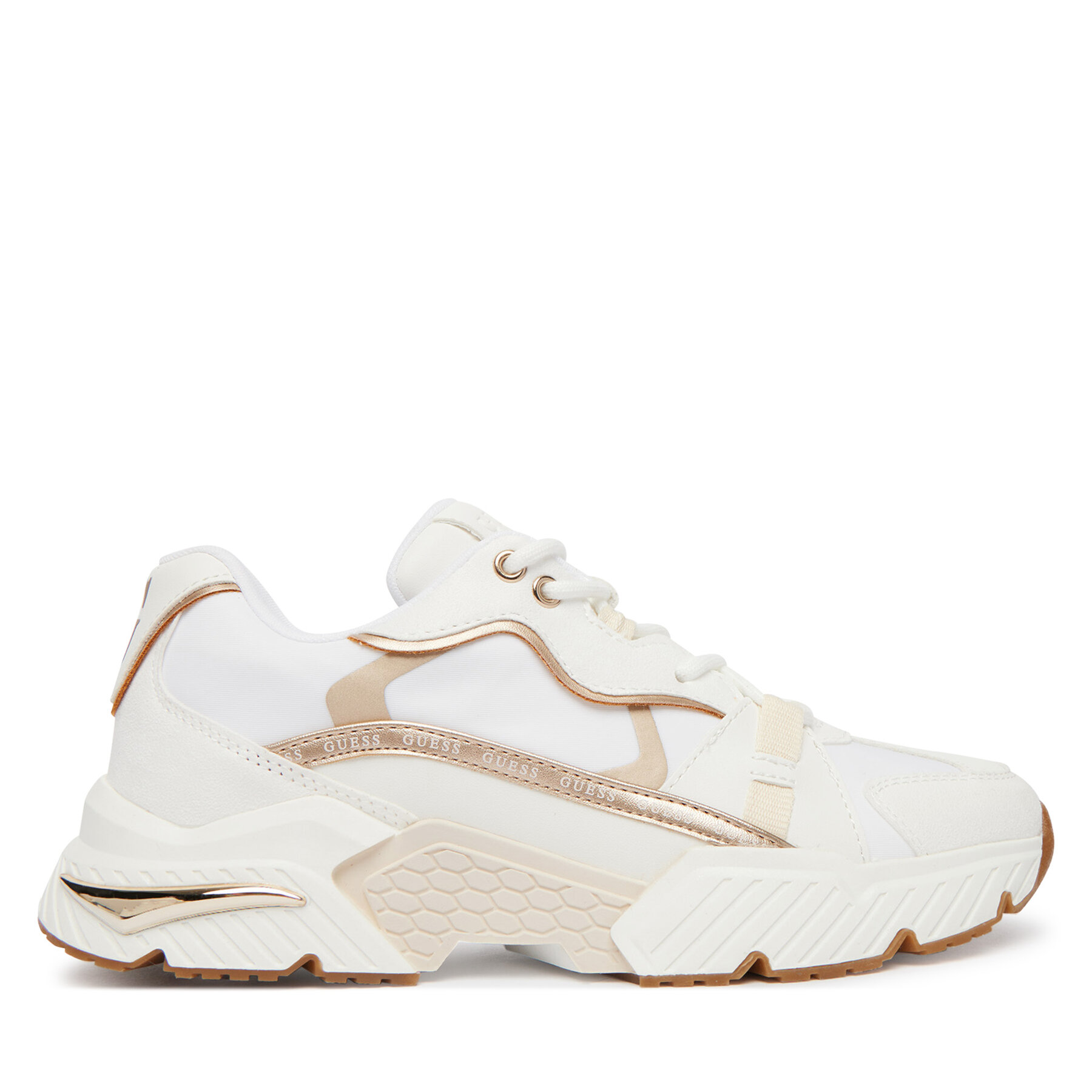 Guess Sneakersy FLJCR6 ELE12 Biały