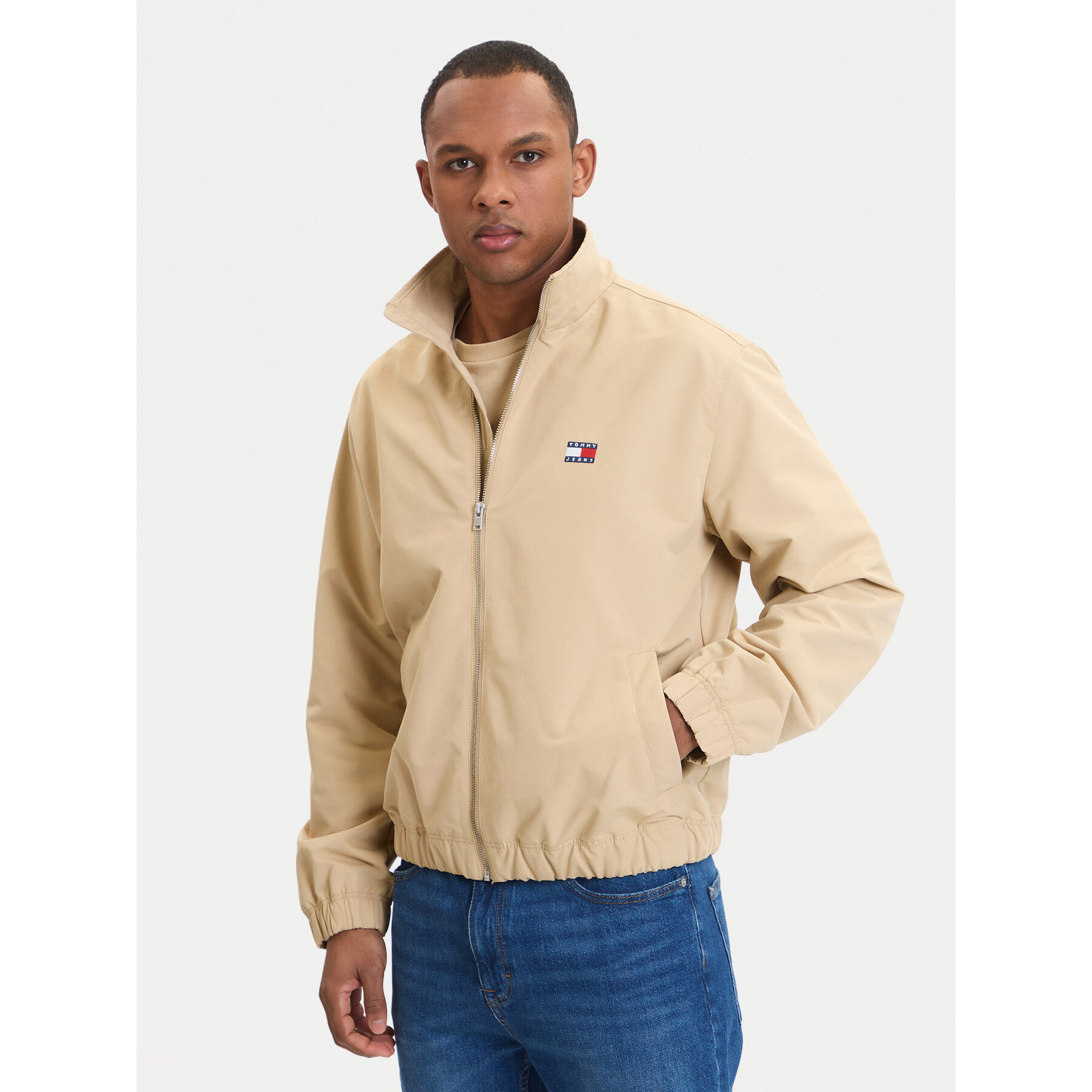 Tommy Jeans Kurtka przejściowa Essential DM0DM22720 Beżowy Regular Fit