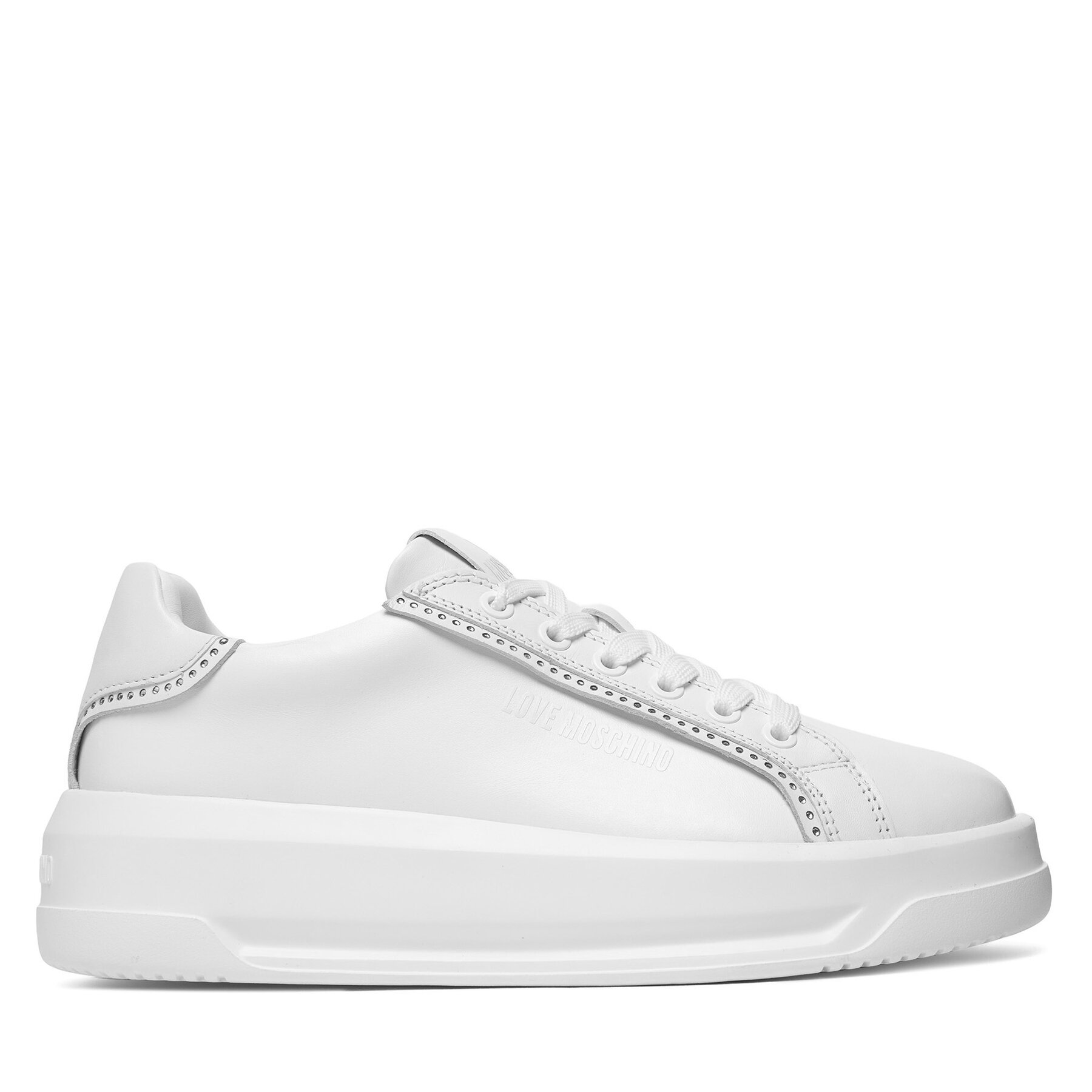 LOVE MOSCHINO Sneakersy JA15025G1OIA0100 Biały