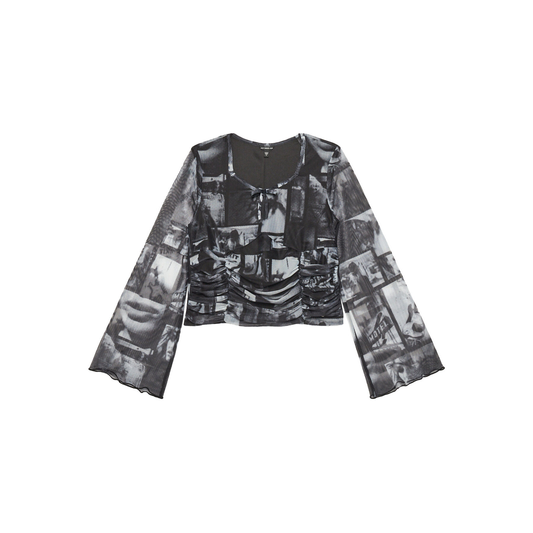 Guess Bluzka J5YH01 K0180 Czarny Regular Fit