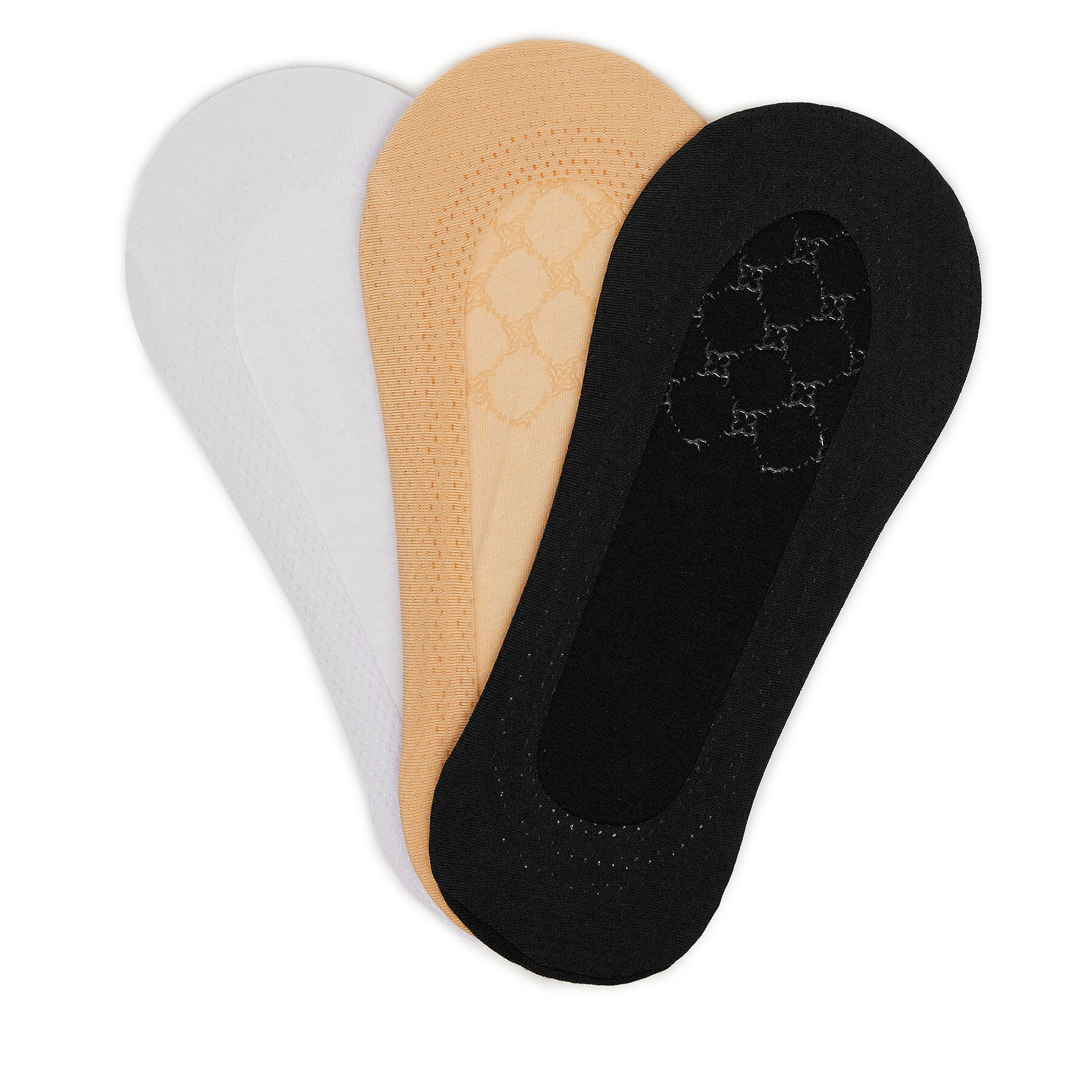 Nine West Stopki LA_NW_4WB_003_SS25 (3-PACK) MIX Biały
