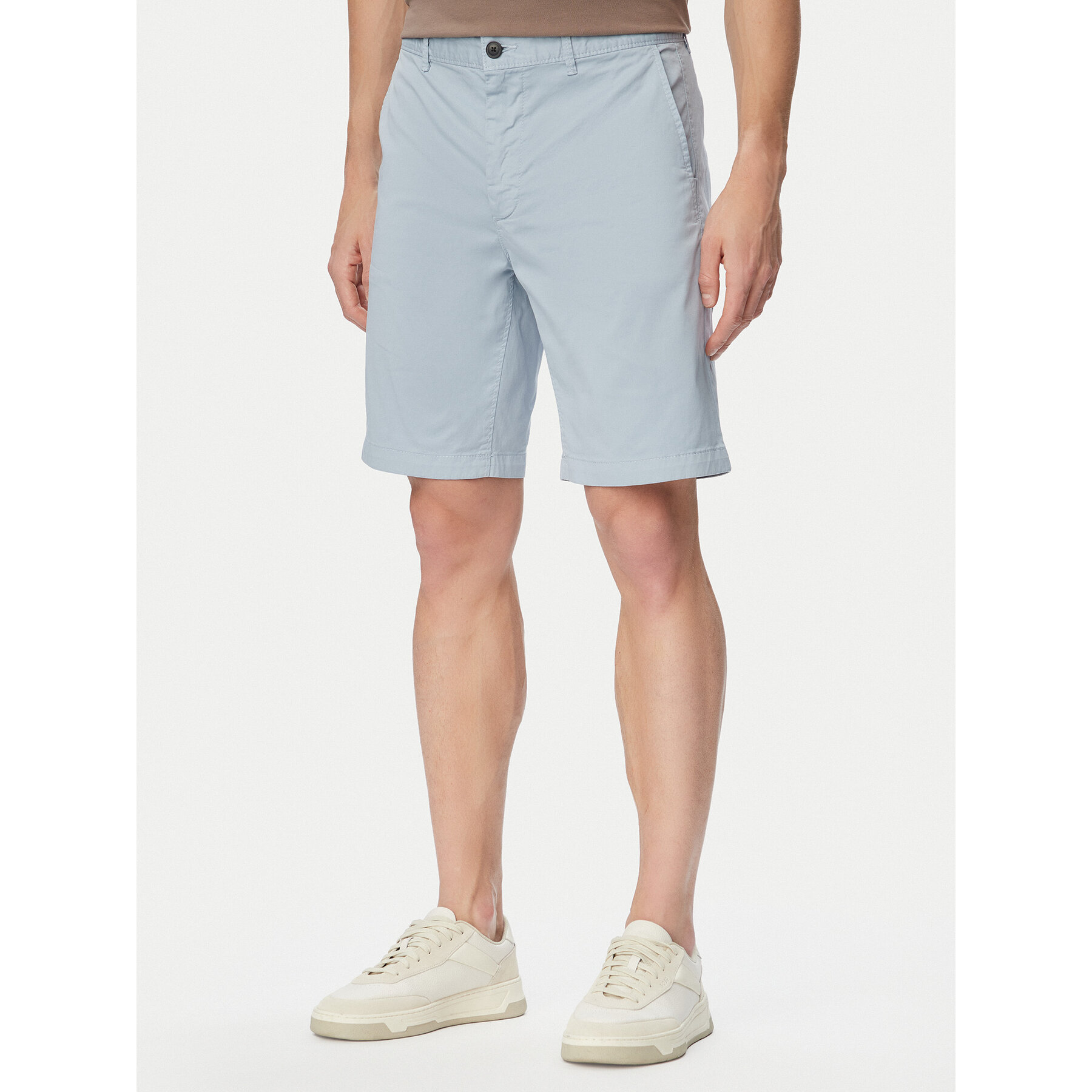 BOSS Szorty materiałowe 50536723 Niebieski jasny Slim Fit