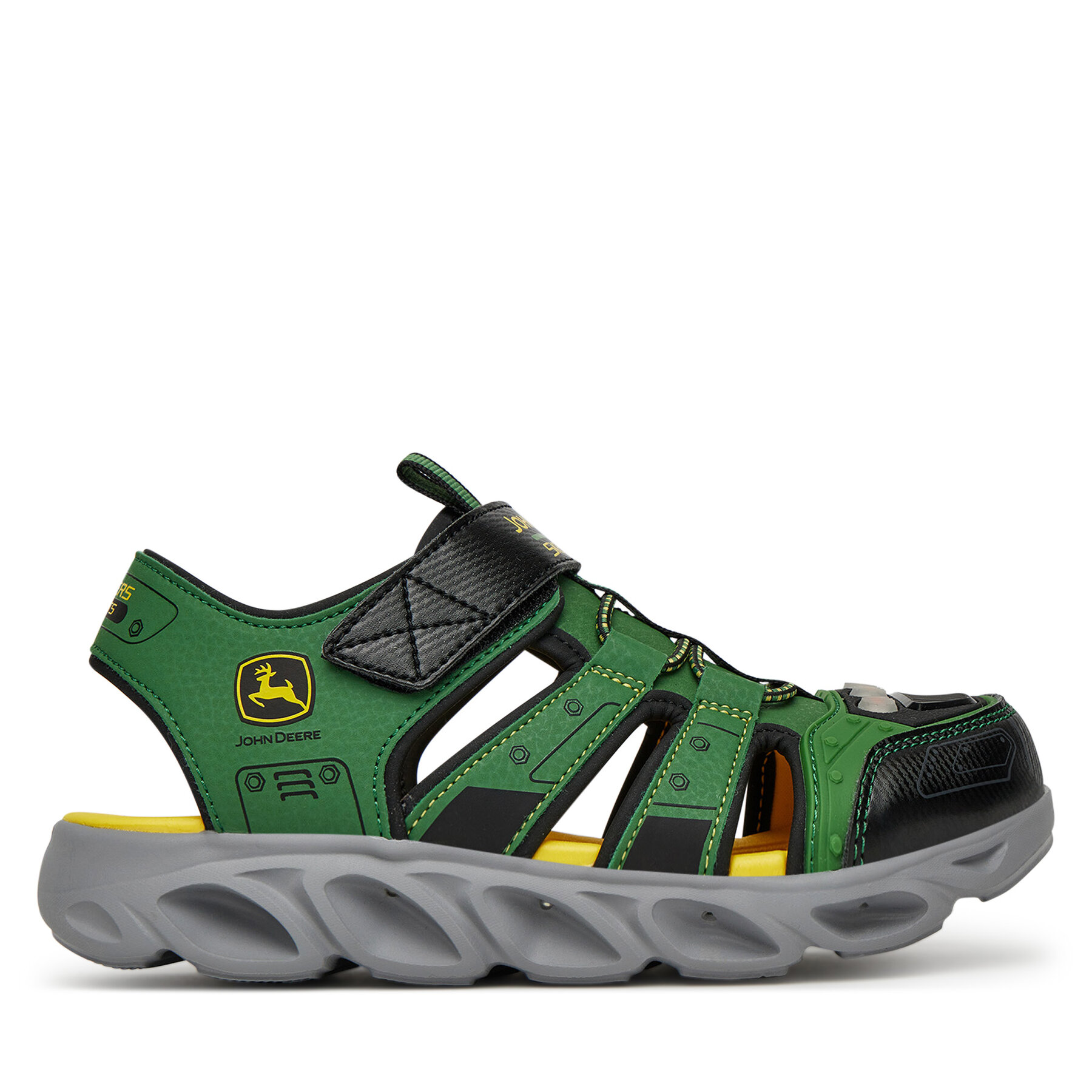 Skechers Sandały Hypno-Splash- 407070L/GNBK Zielony