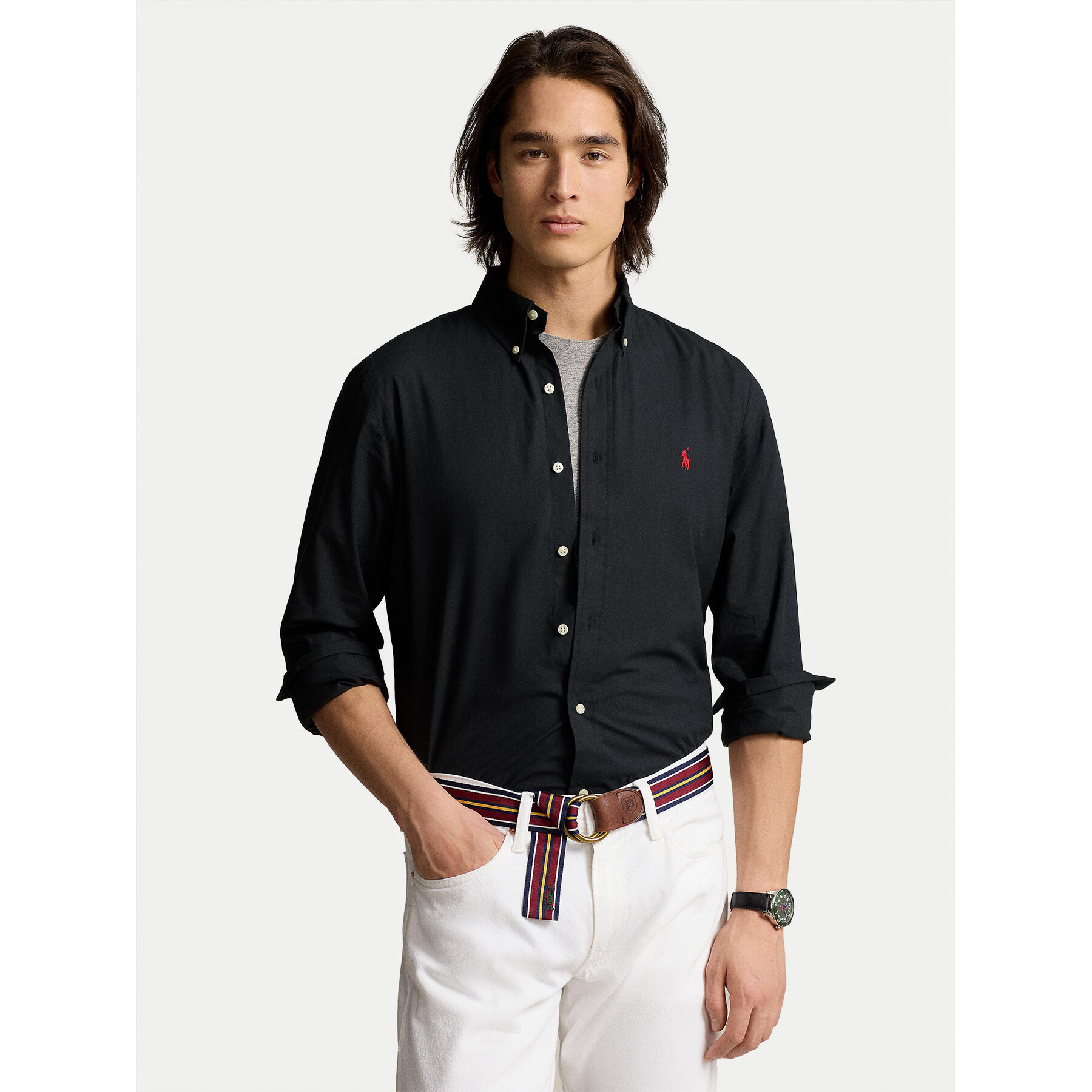 Polo Ralph Lauren Koszula 710928255006 Czarny Custom Fit