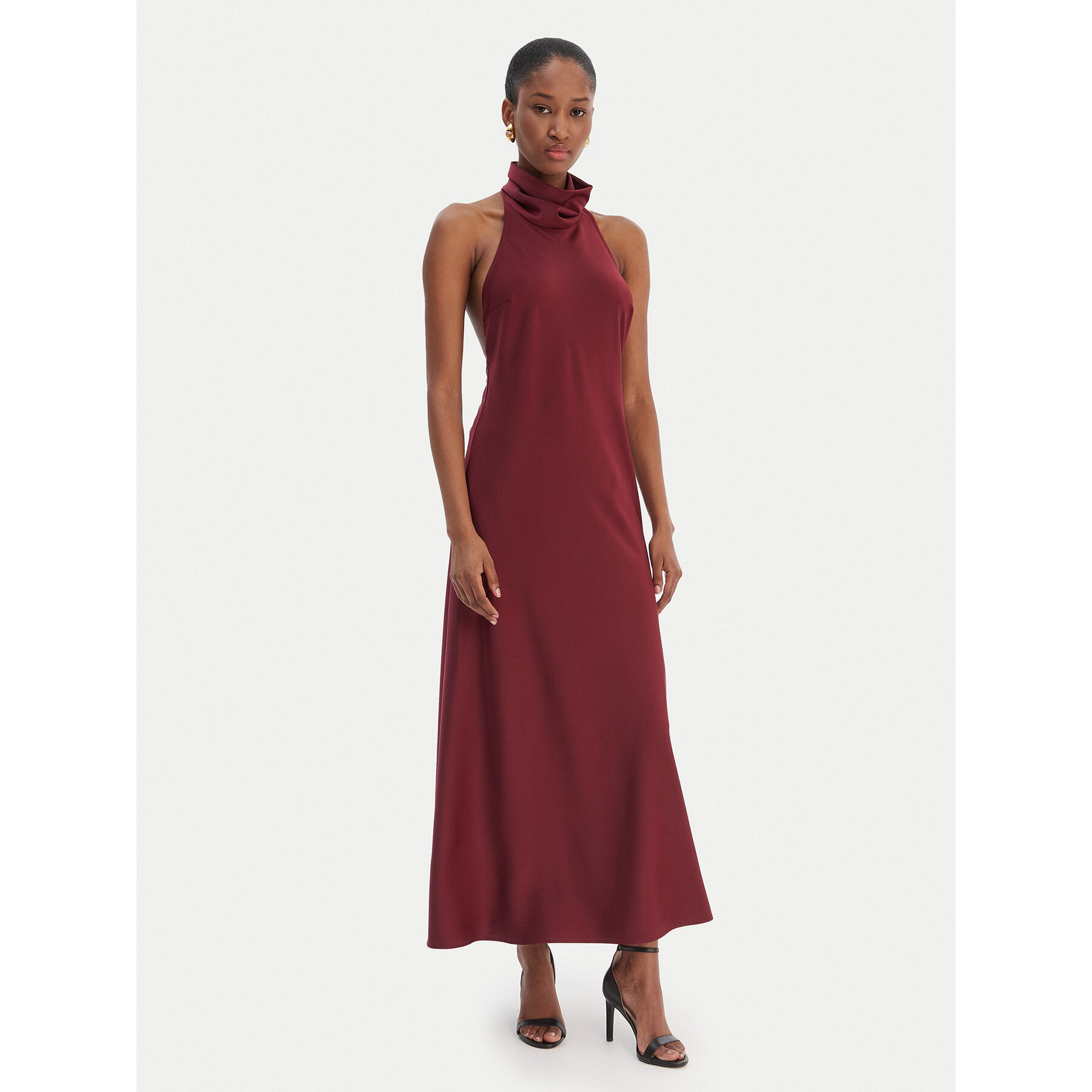 Bardot Sukienka koktajlowa Delphina 60247DB Bordowy Regular Fit