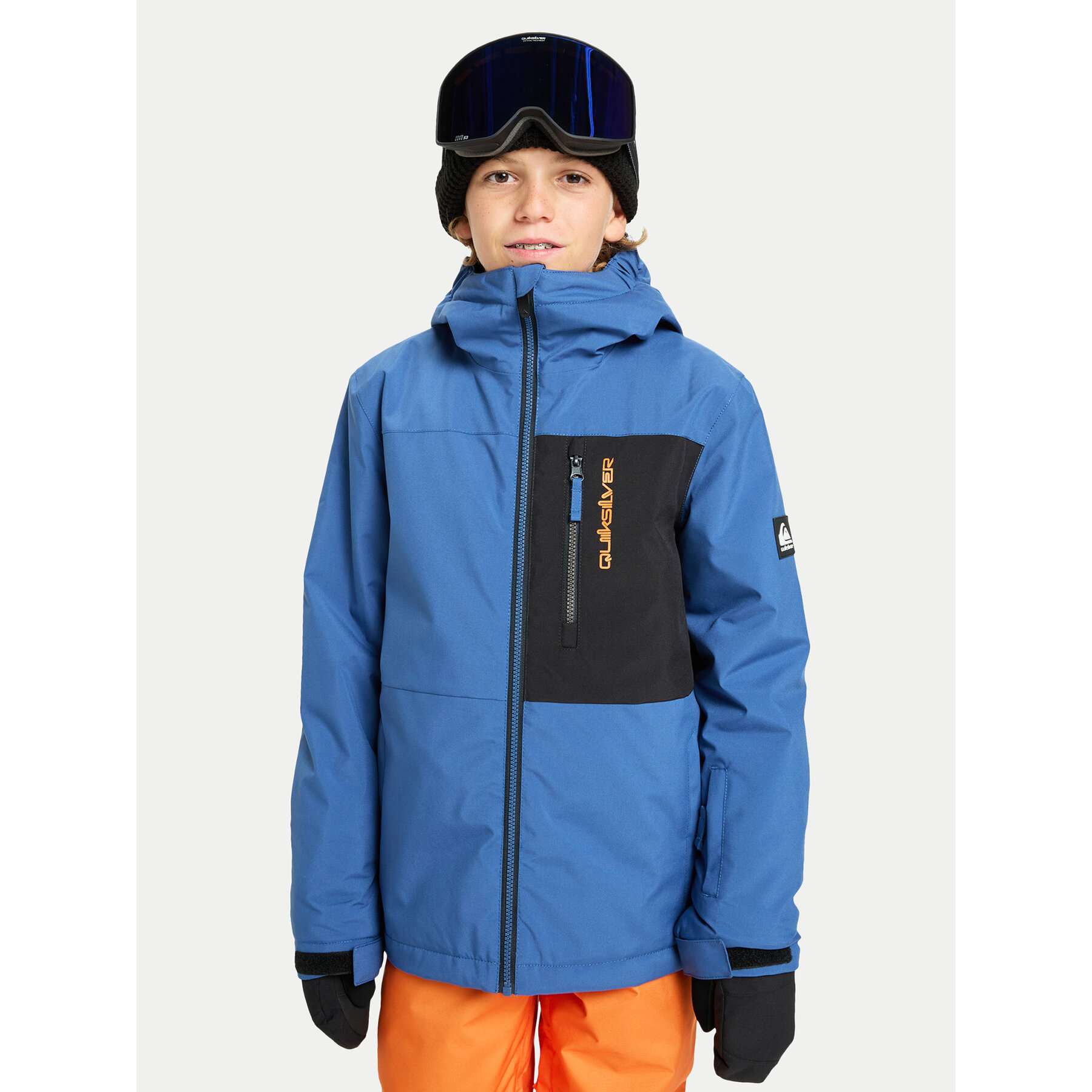 Quiksilver Kurtka snowboardowa Side Hit Solid EQBTJ03221 Niebieski Regular Fit