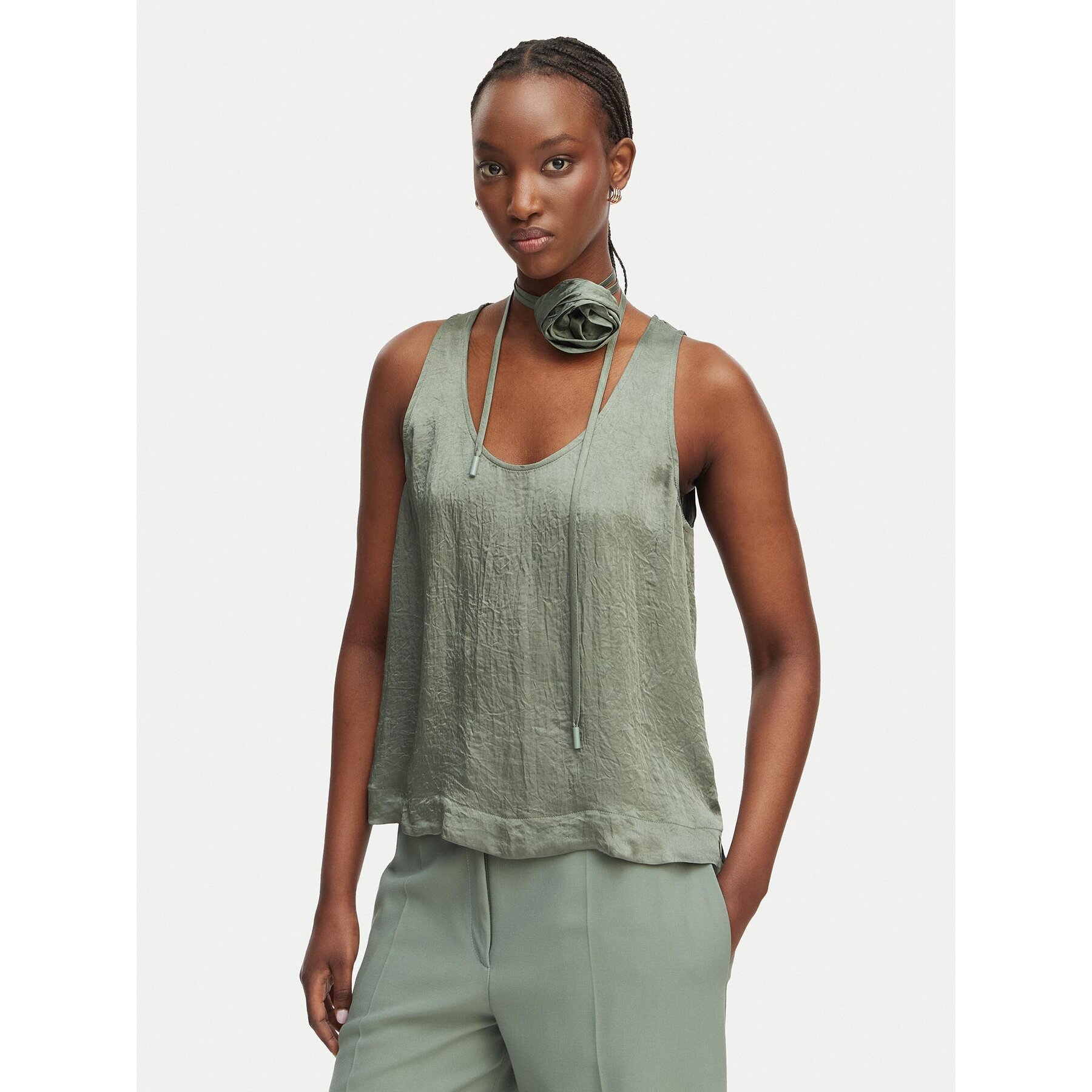 Marella Top Apogeo 2613161045 Zielony Regular Fit