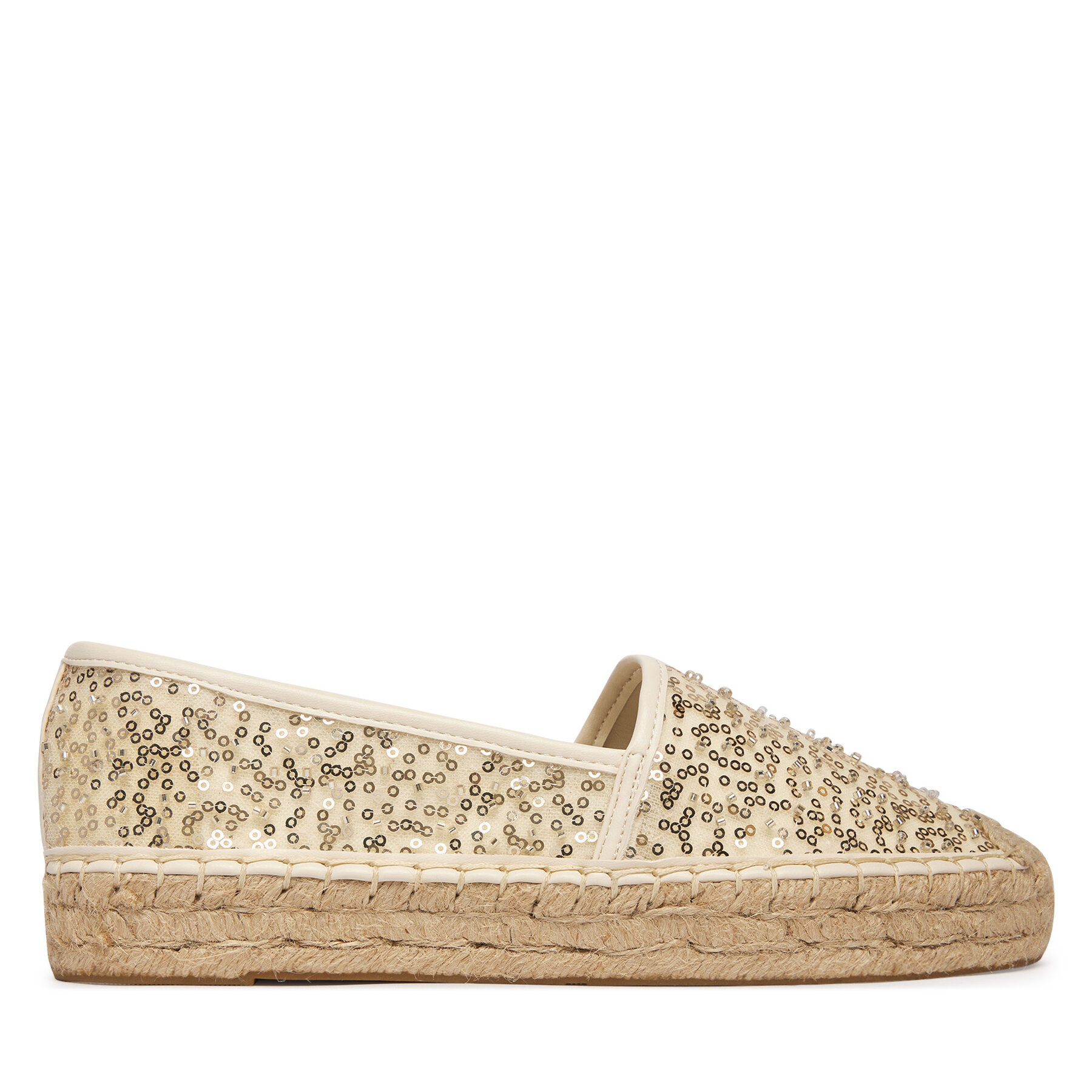 Guess Espadryle FLJOEN FAB14 Kremowy