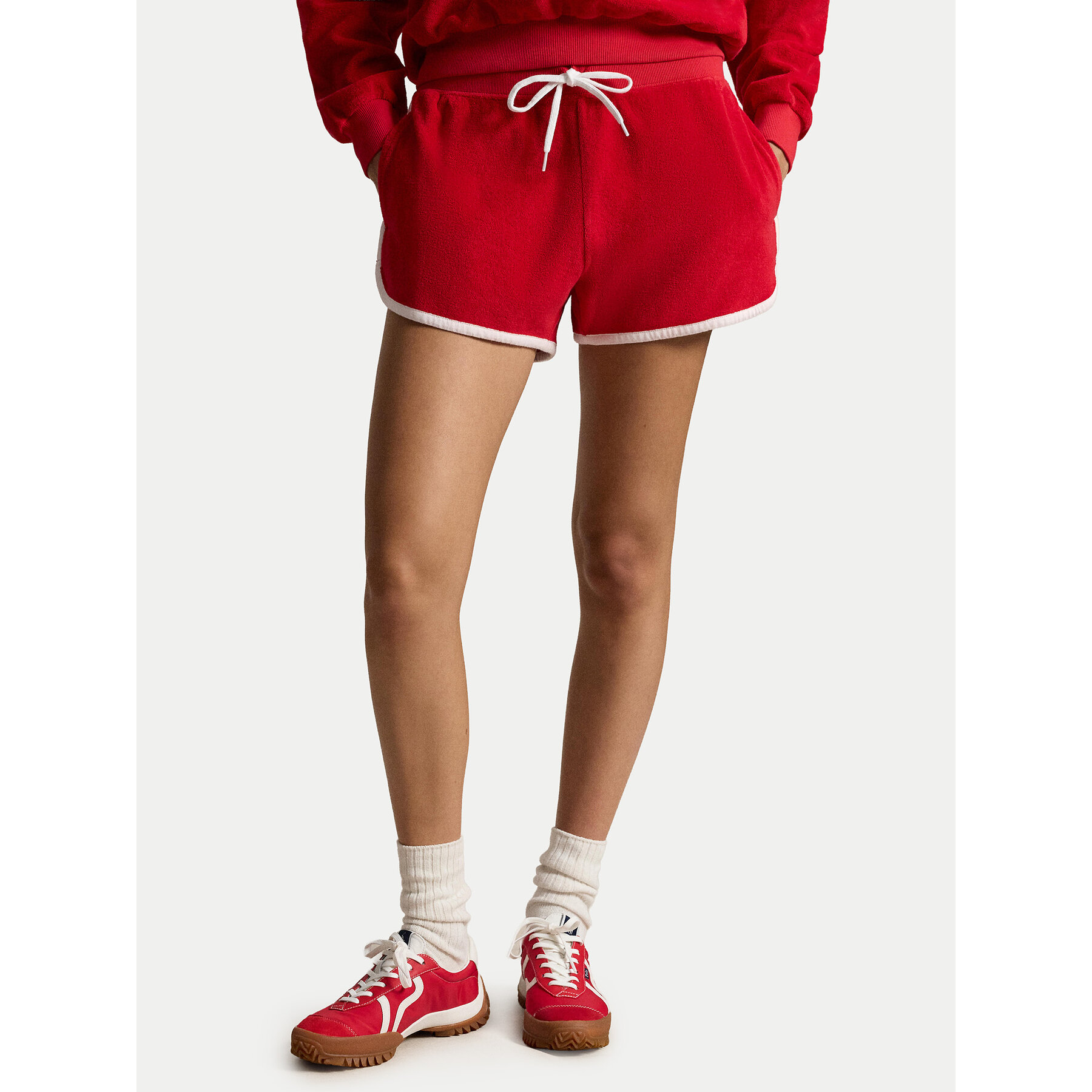 Polo Ralph Lauren Szorty sportowe 211A12956002 Czerwony Relaxed Fit
