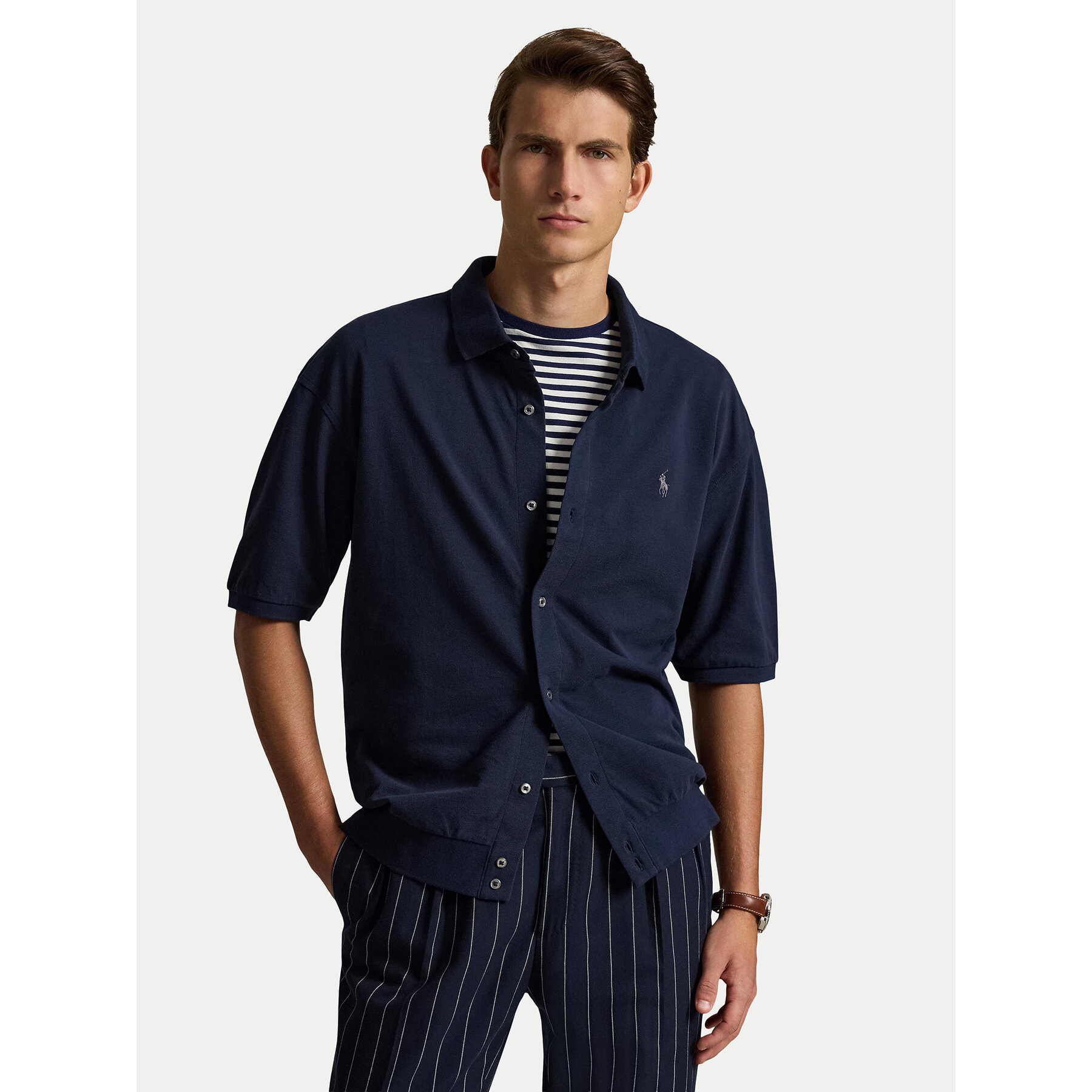 Polo Ralph Lauren Koszula 710B18514003 Granatowy Regular Fit