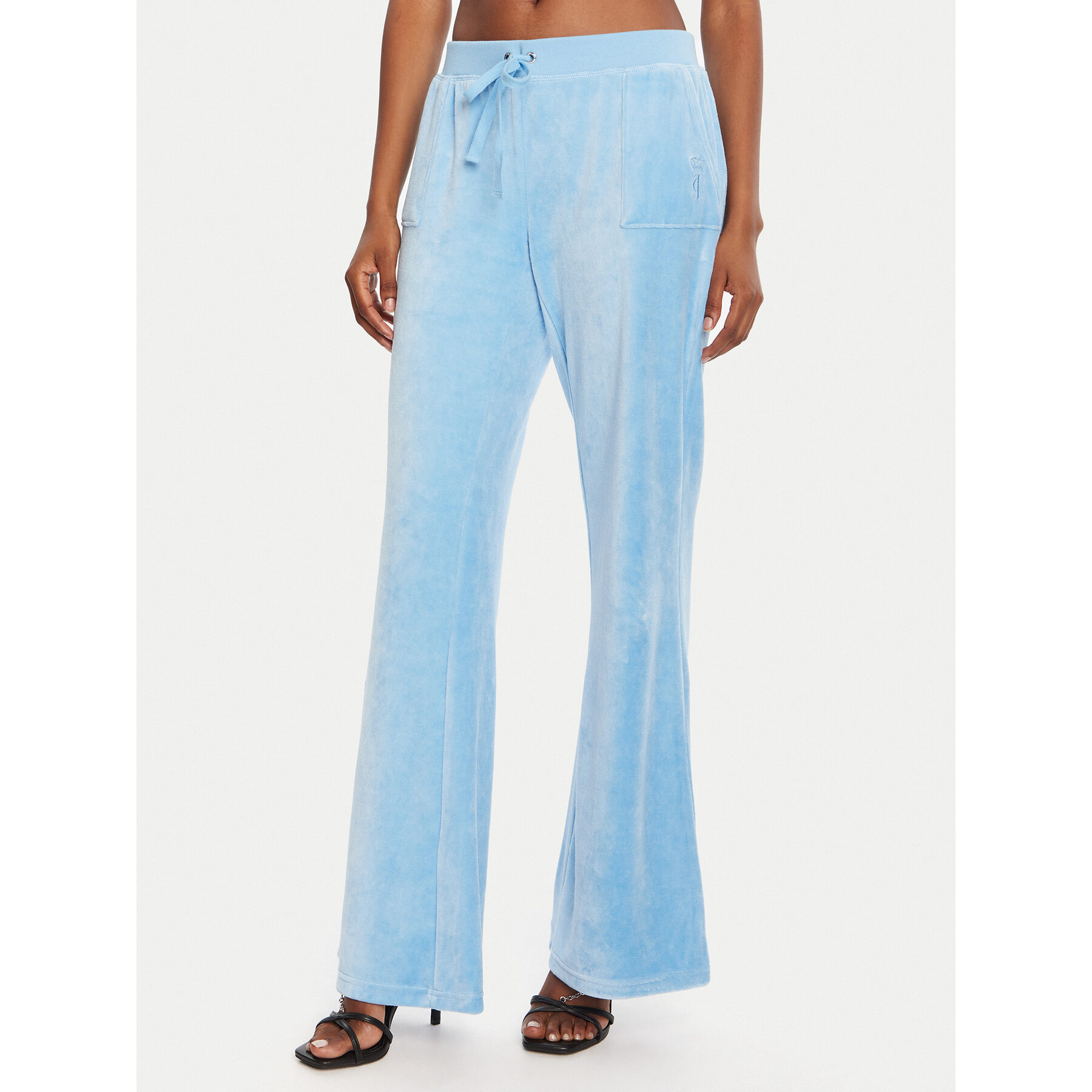 Juicy Couture Spodnie dresowe Caisa JCSEBJ008 Niebieski Slim Fit