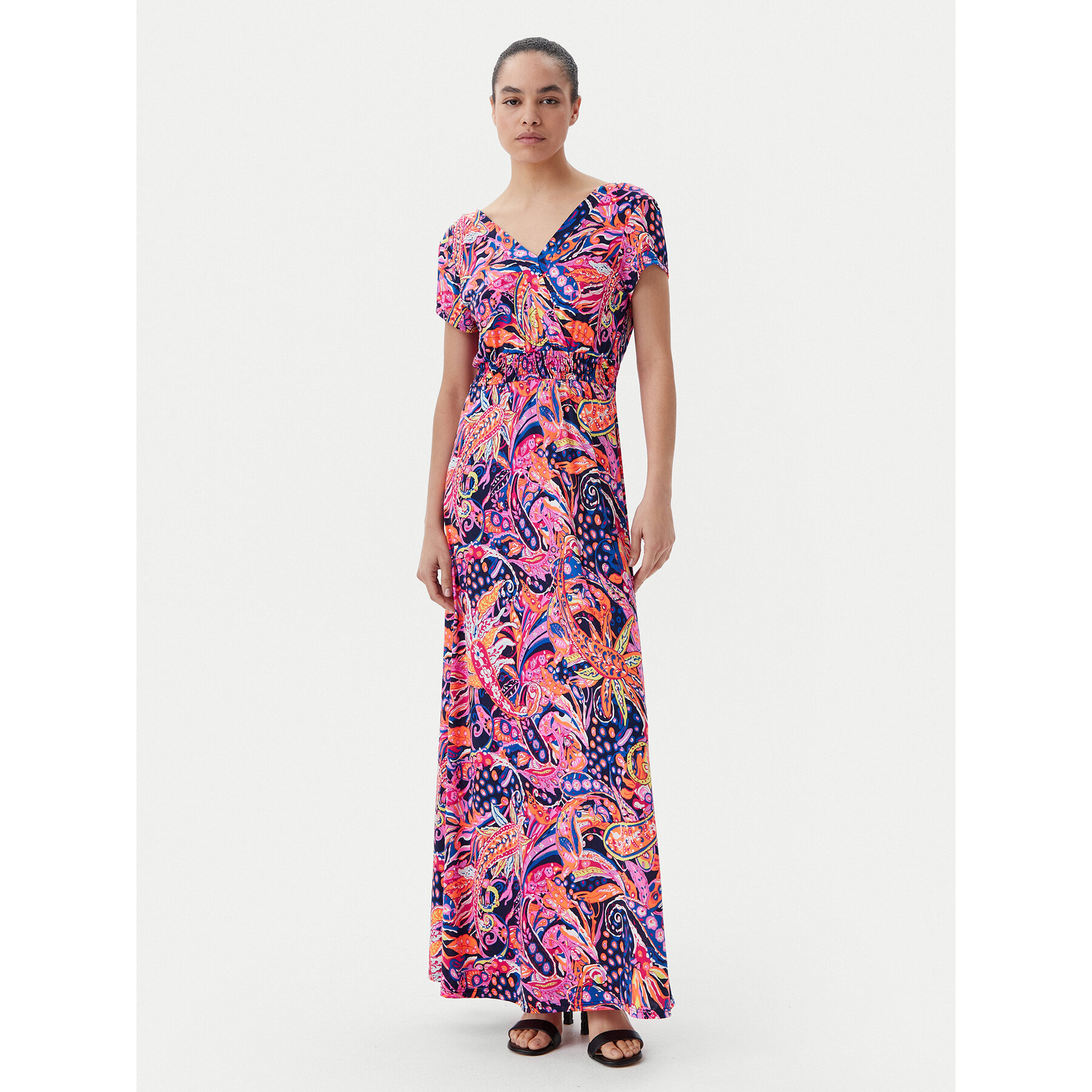 Morgan Sukienka letnia 251-RPLAYA Kolorowy Regular Fit