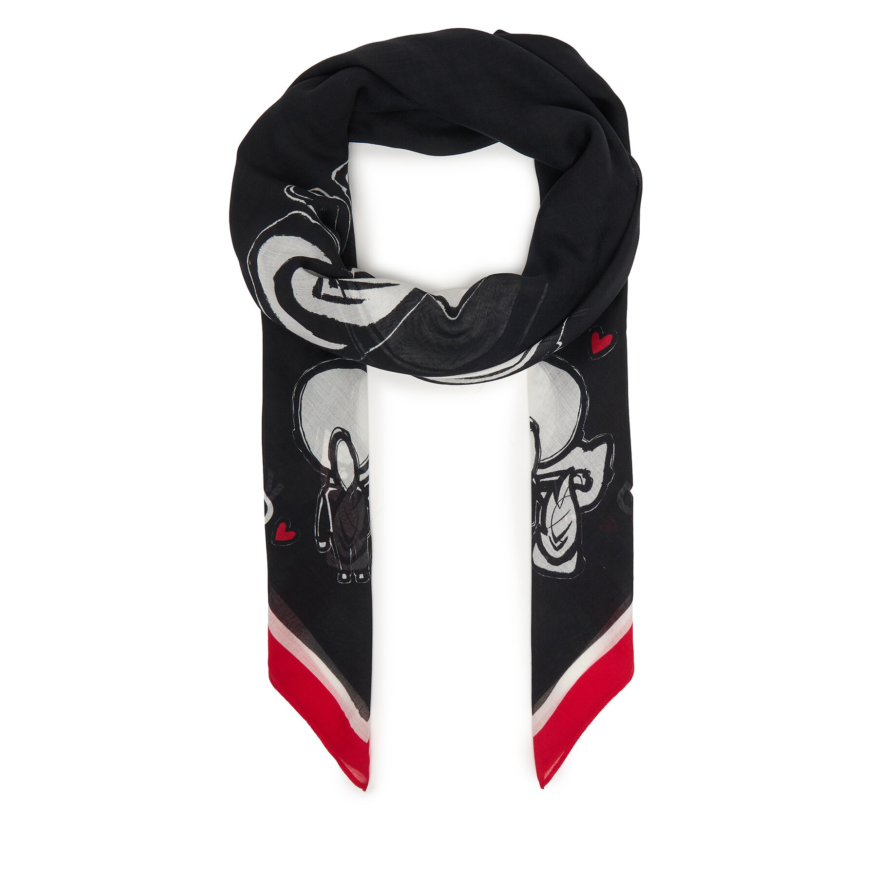 KARL LAGERFELD Szal B1W33106 Czarny