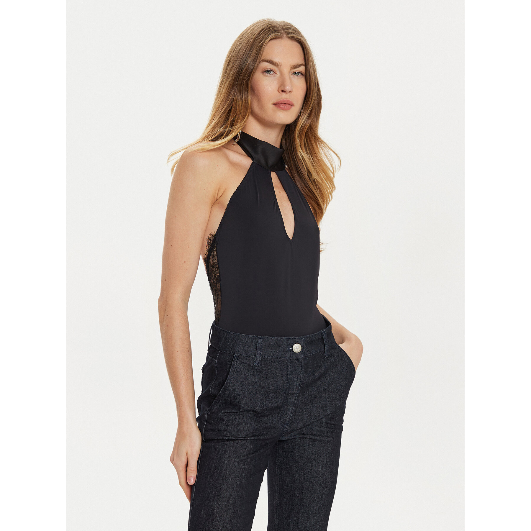 TWINSET Body 242LL6JZZ Czarny