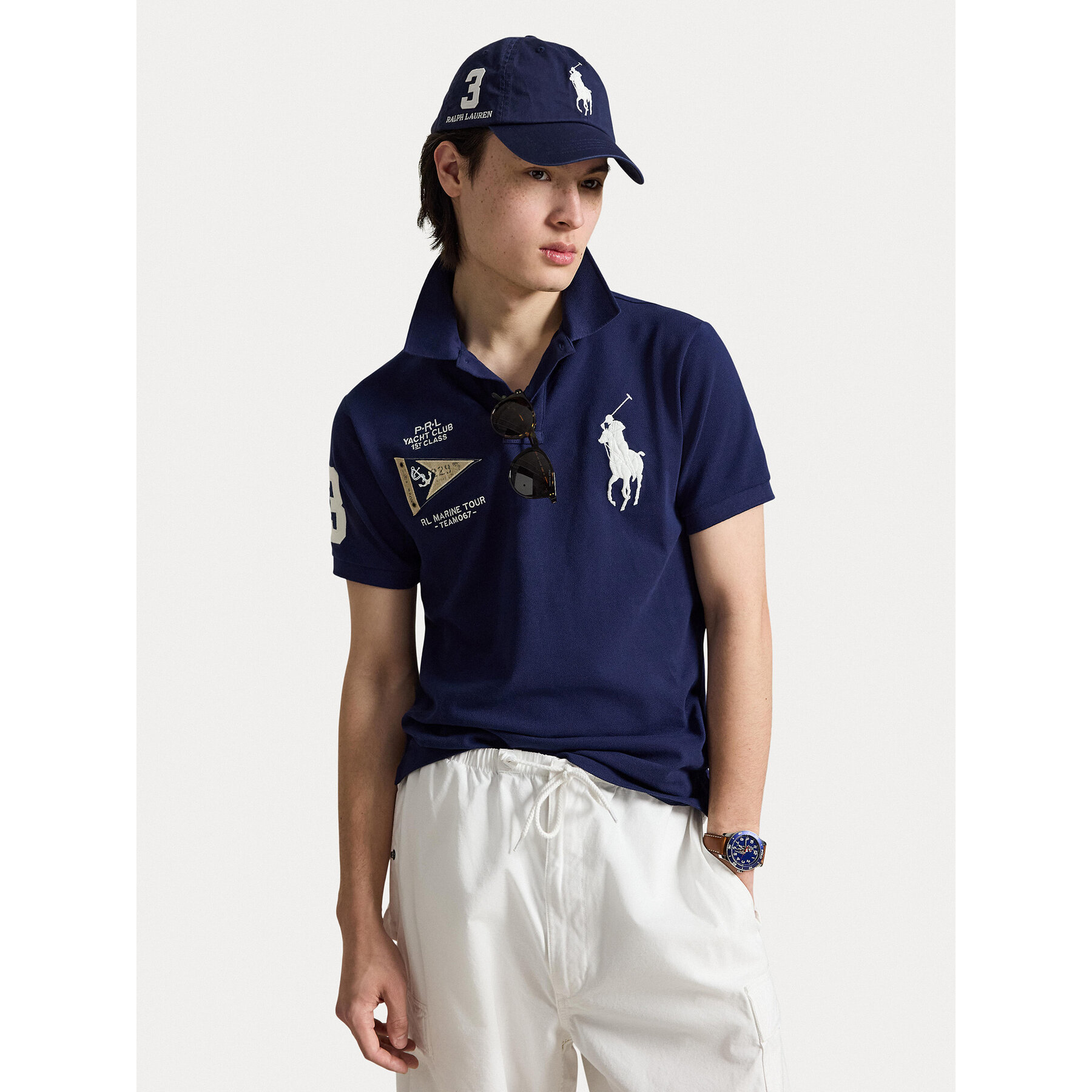 Polo Ralph Lauren Polo 710B21921001 Granatowy Regular Fit