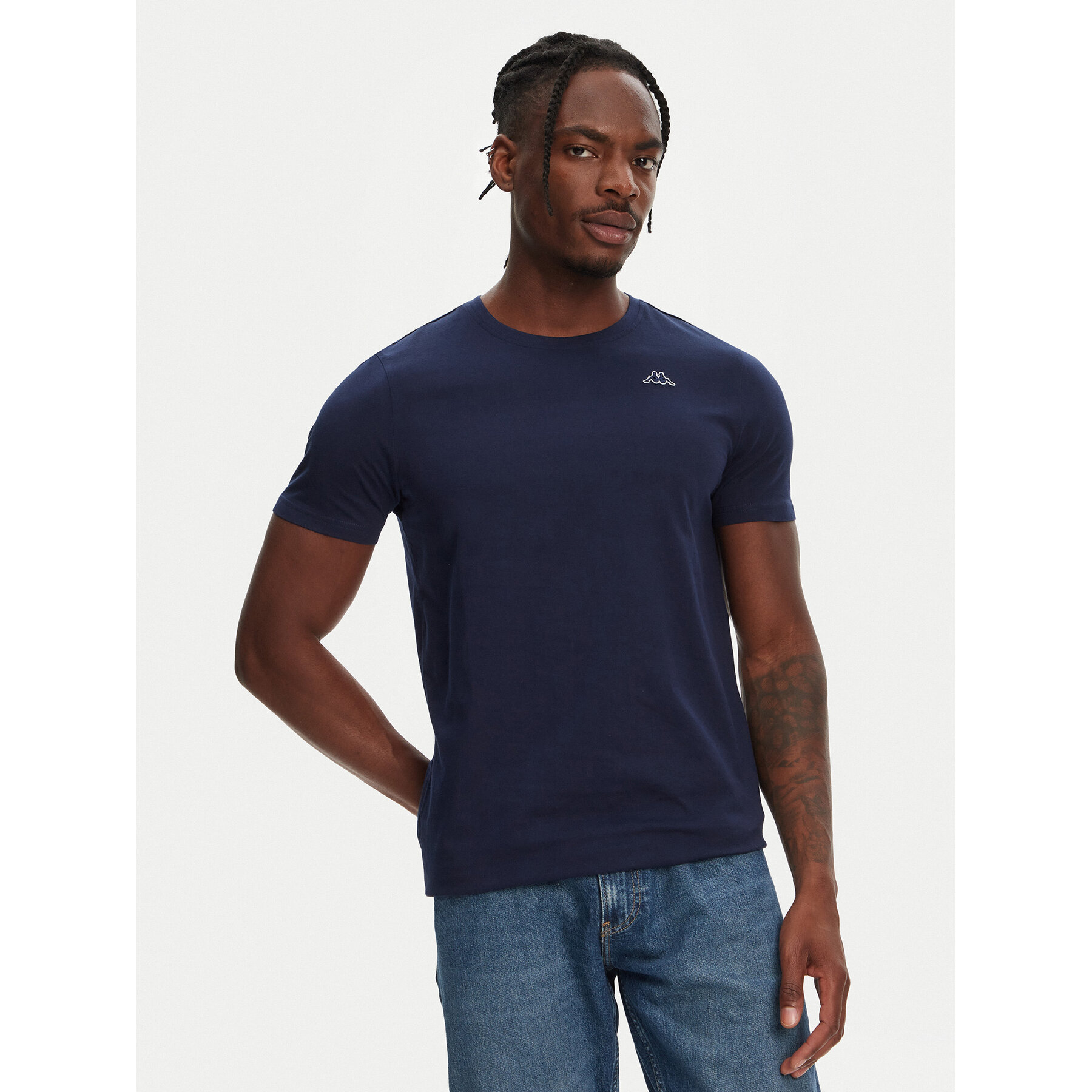 Robe di Kappa T-Shirt Luc 611187W Granatowy Regular Fit